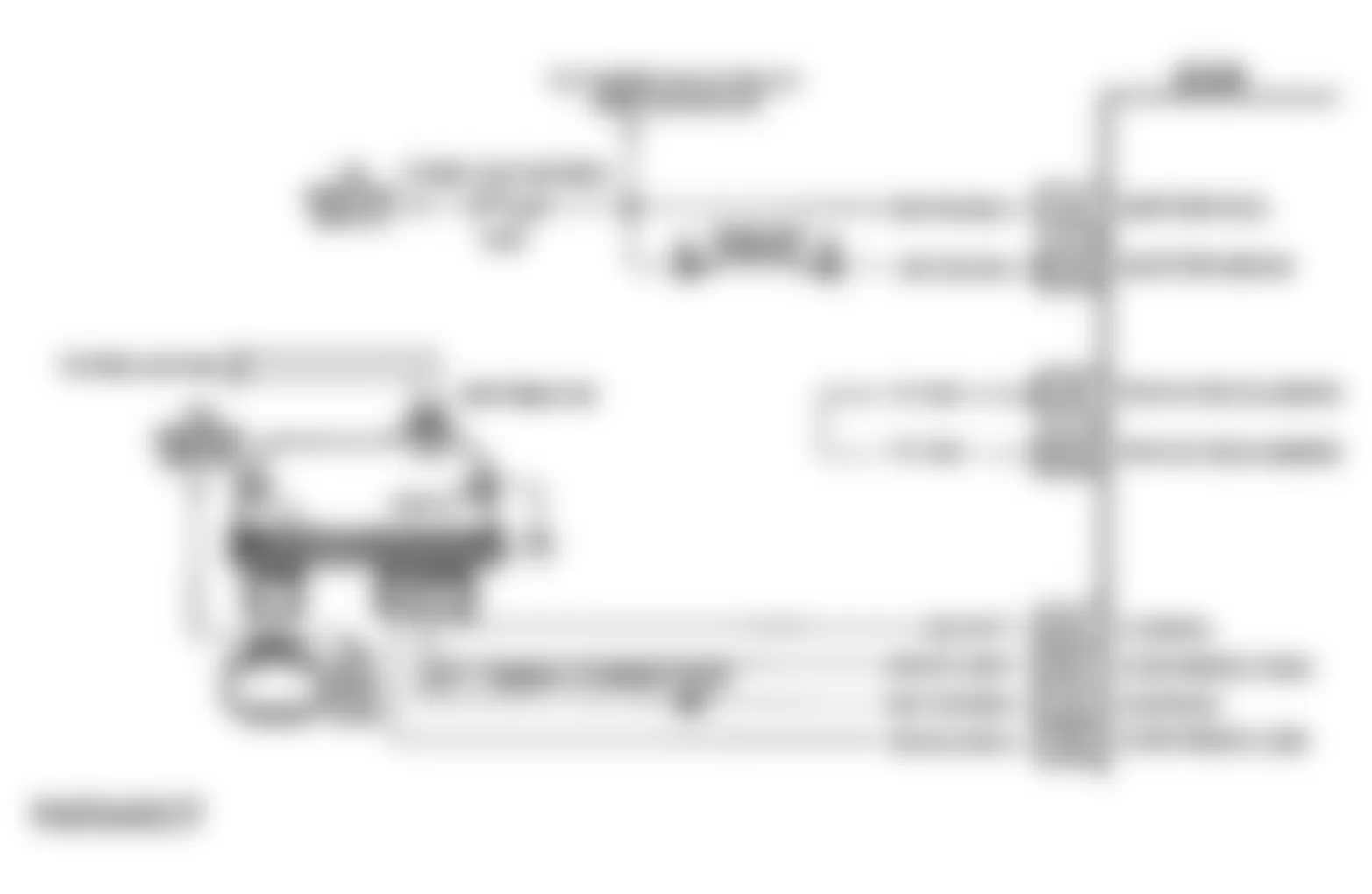 Chevrolet Chevy Van G20 1994 - Component Locations -  Code 42 Schematic (T Series 4.3L Pickup M/T) Ignition Control