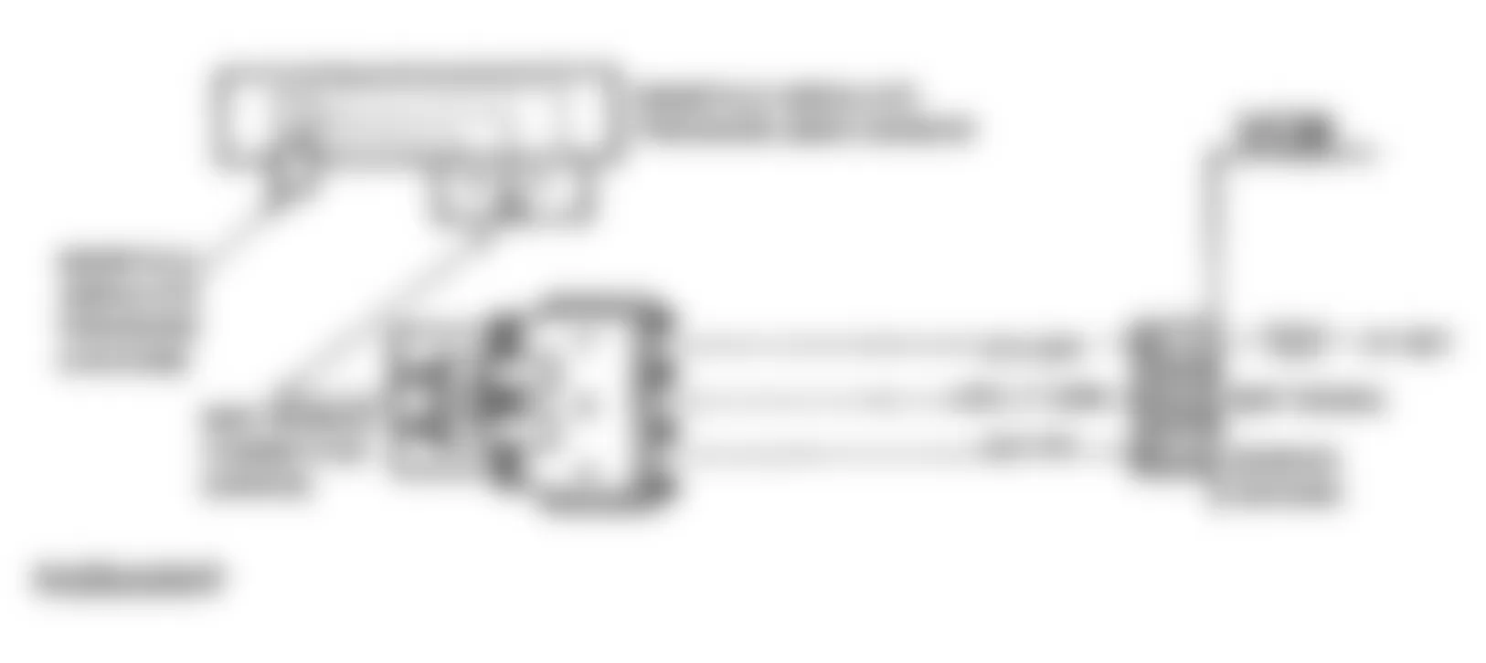 Chevrolet Chevy Van G20 1994 - Component Locations -  Code P0107 Schematic (4.3L S & T Series Pickup M/T) MAP Sensor Circuit