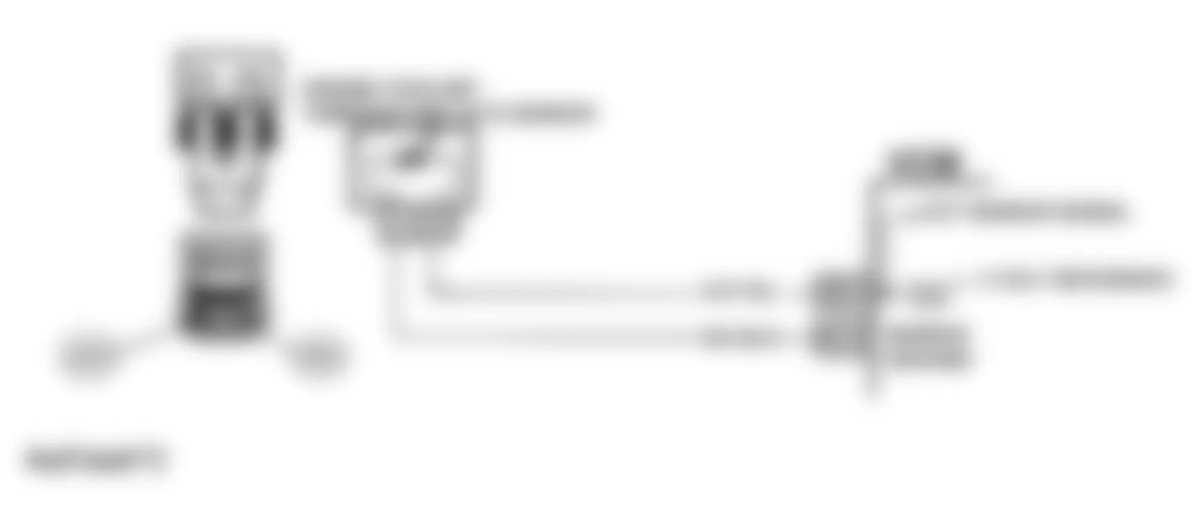 Chevrolet Chevy Van G20 1994 - Component Locations -  Code P0118 Schematic (4.3L S & T Series Pickup M/T) Coolant Temperture Sensor