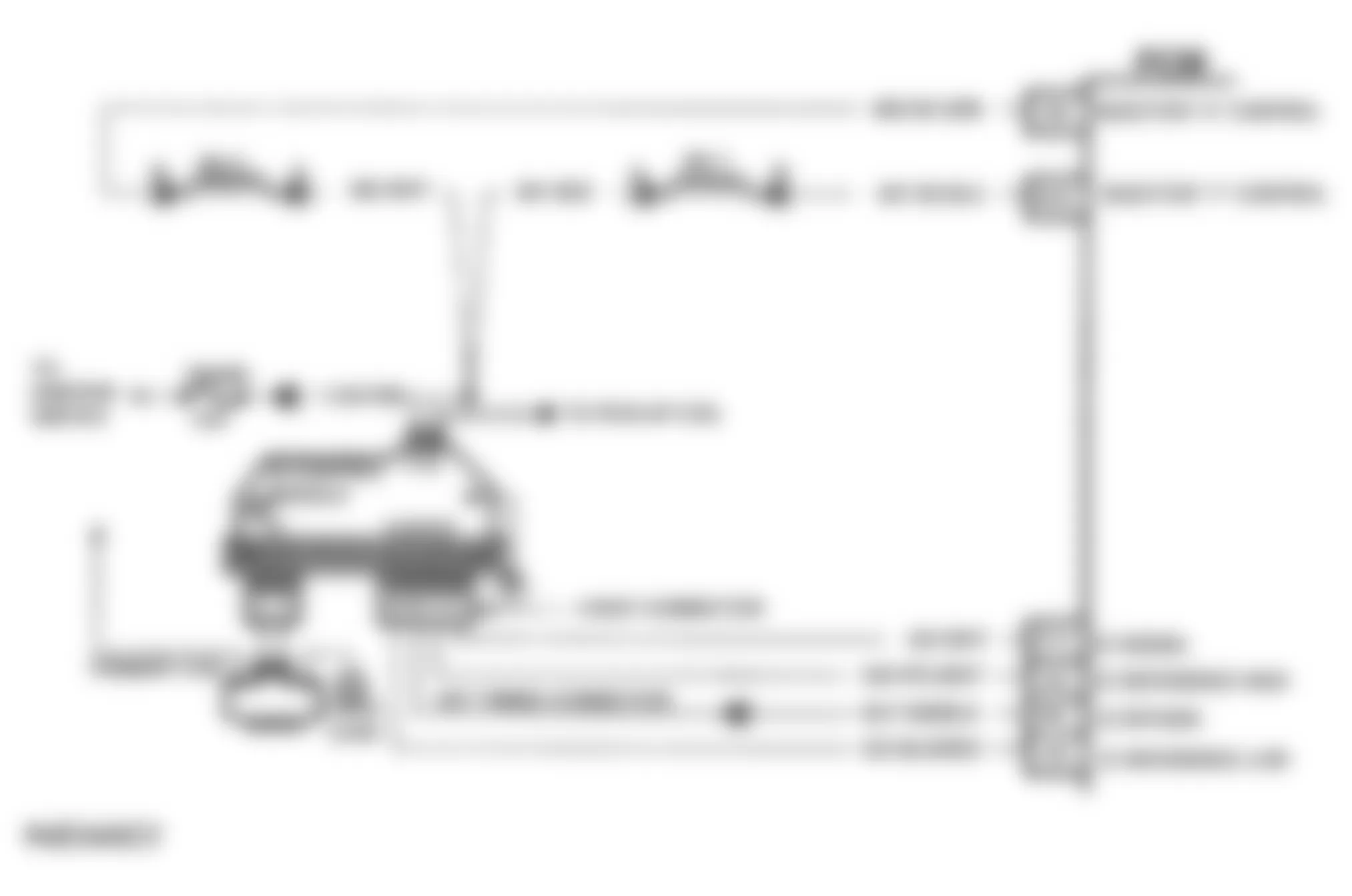 Chevrolet Chevy Van G30 1994 - Component Locations -  Code 42 Schematic (G Series) Ignition Control