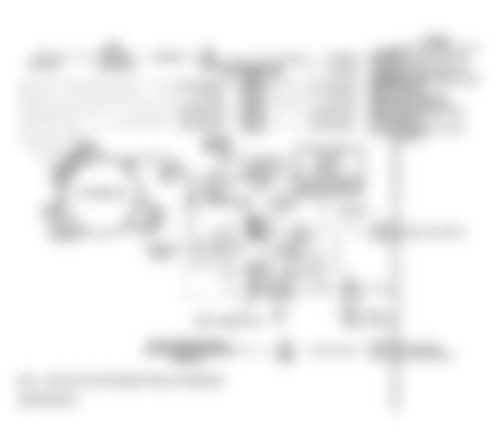 Chevrolet Corvette ZR-1 1994 - Component Locations -  Code 16 Schematic (Corvette) Opti-Spark Ignition System Low Resolution Pulse