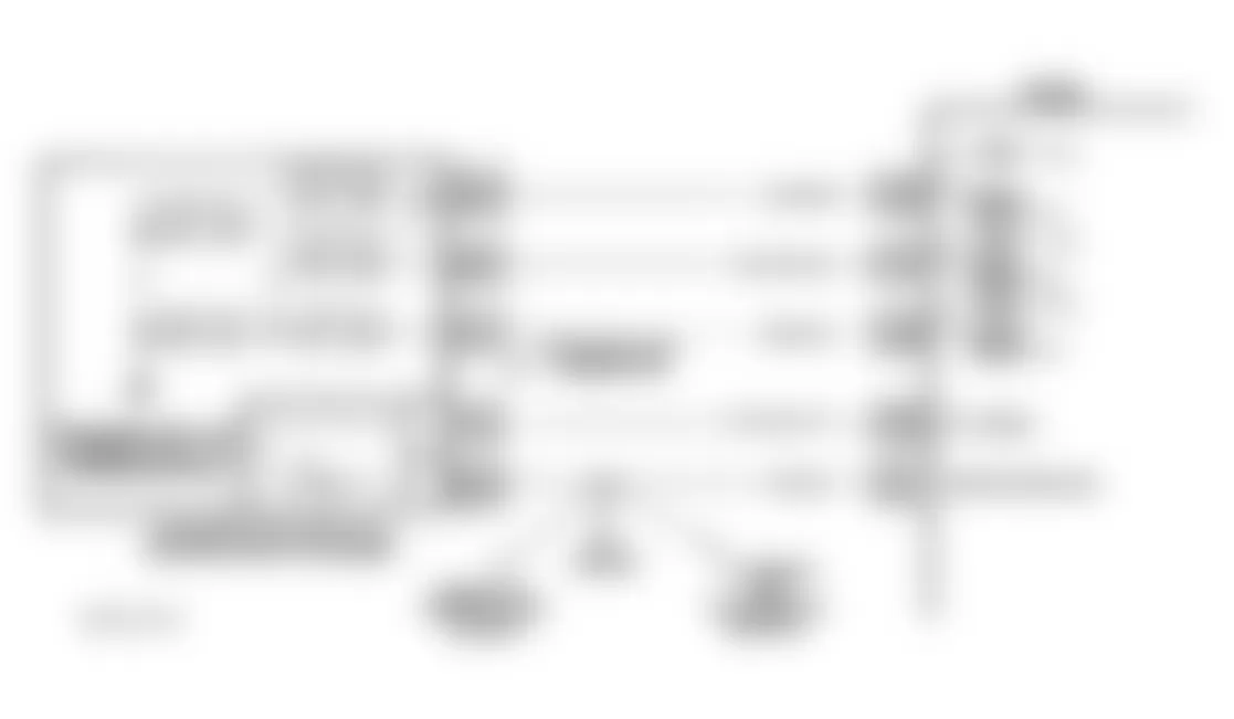 Chevrolet Corvette ZR-1 1994 - Component Locations -  Code 28 Schematic (Corvette) Transmission Range Pressure Switch