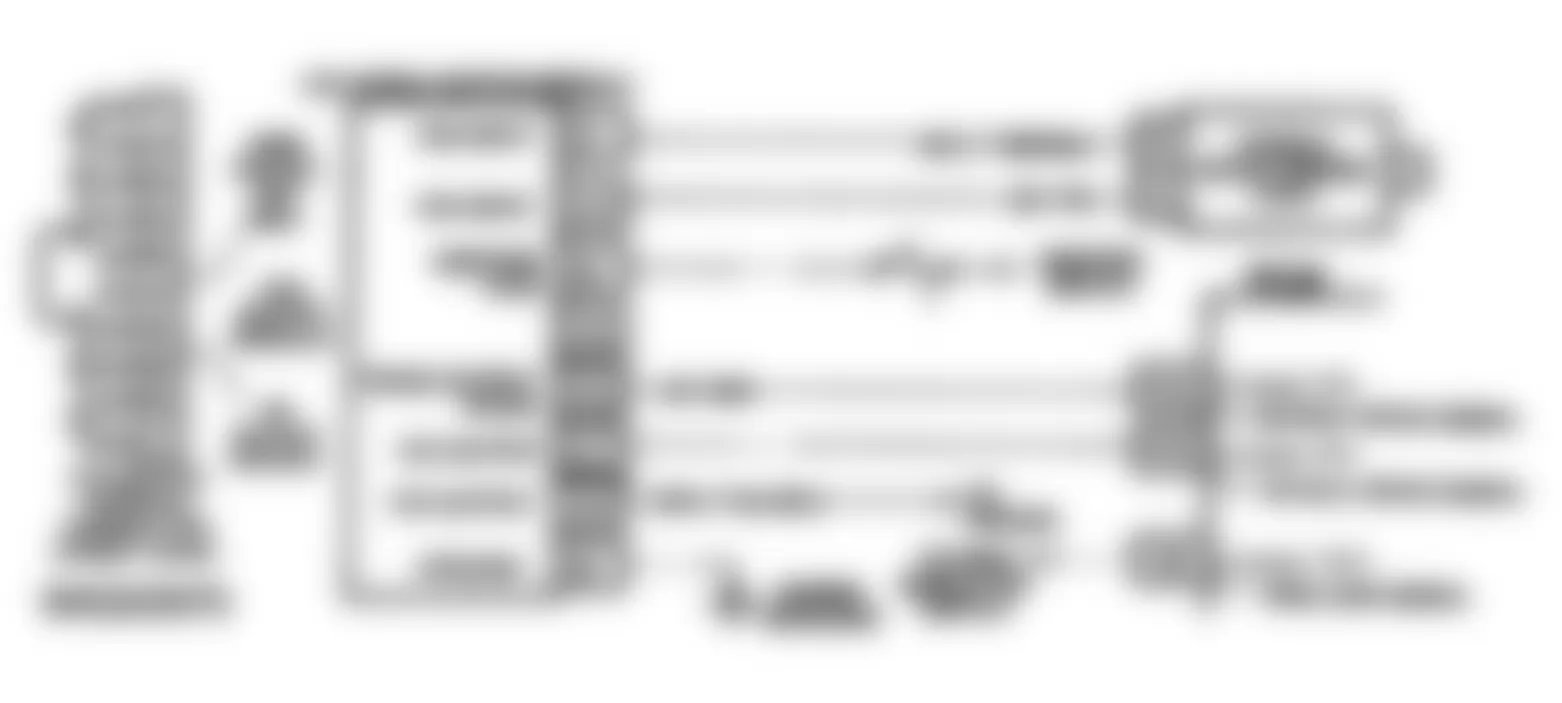 Chevrolet Pickup C1500 1994 - Component Locations -  Code 24 Schematic (L & M Series) Vehicle Speed Sensor Transmission Output Signal