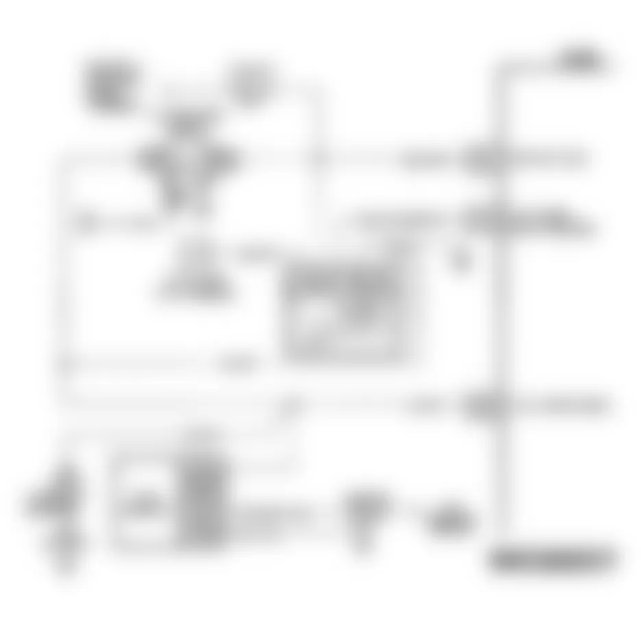 Chevrolet Suburban C1500 1994 - Component Locations -  Code 54 Schematic (P Series M/T) Fuel Pump Circuit