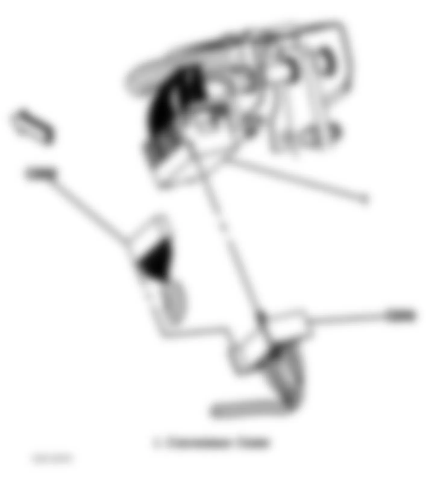 Chevrolet Chevy Express G3500 1996 - Component Locations -  Locating Convenience Center