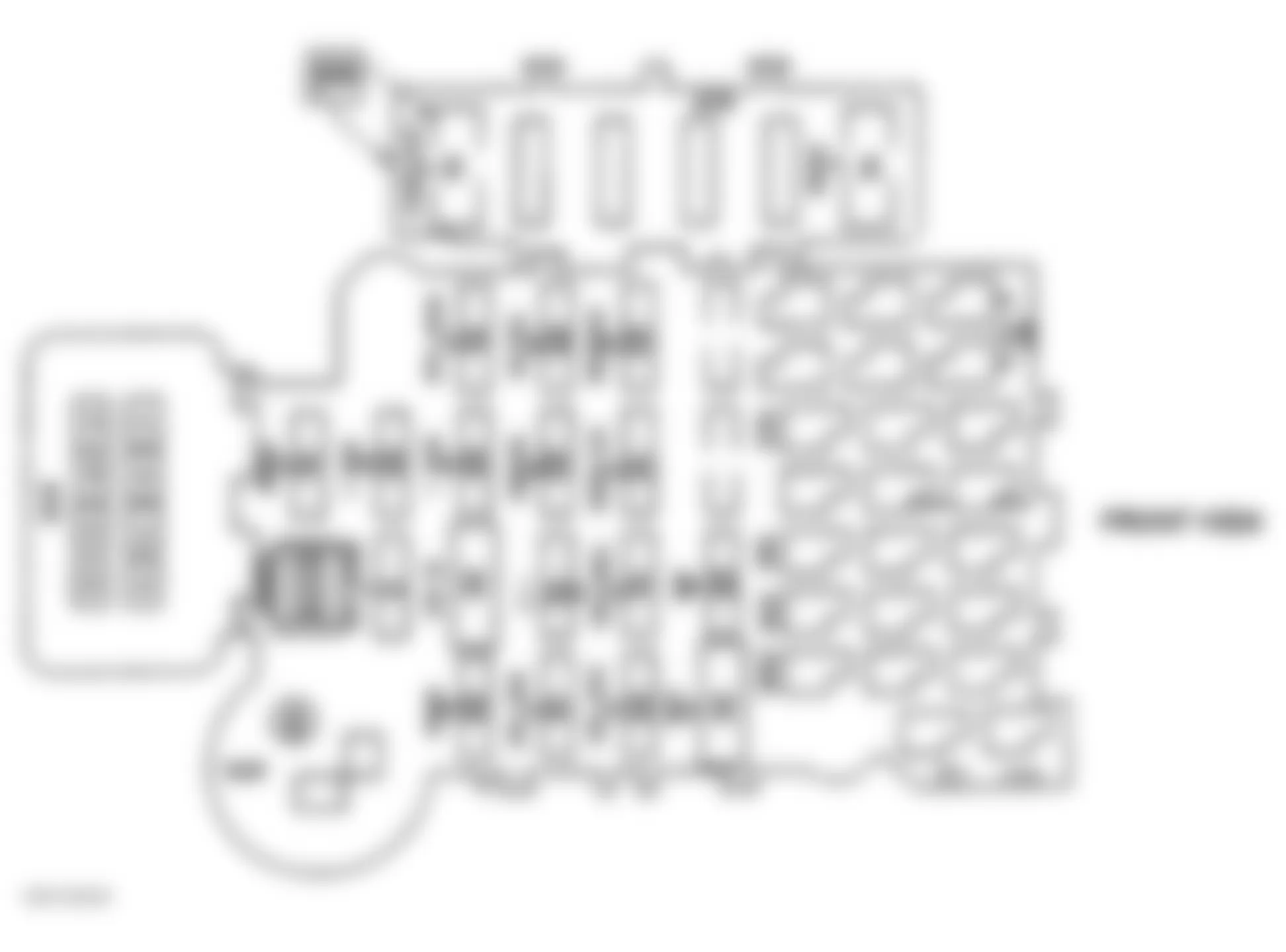 Chevrolet Forward Control P30 1996 - Component Locations -  Identifying Instrument Panel Fuse Block Fuses (Motor Home, 1997)