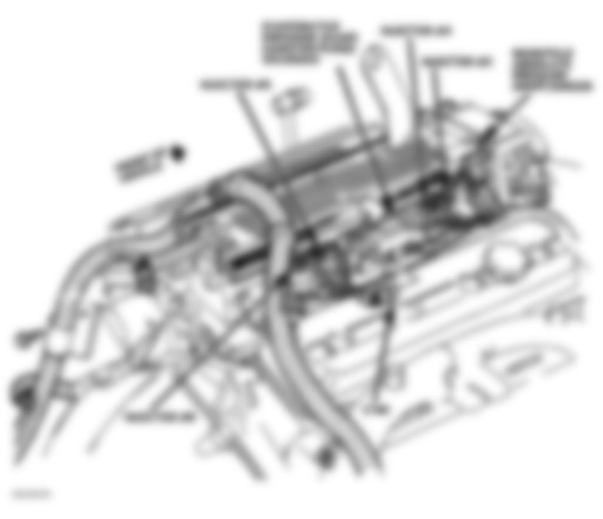 Chevrolet Camaro 1997 - Component Locations -  Right Side Of Engine (5.7L VIN P)