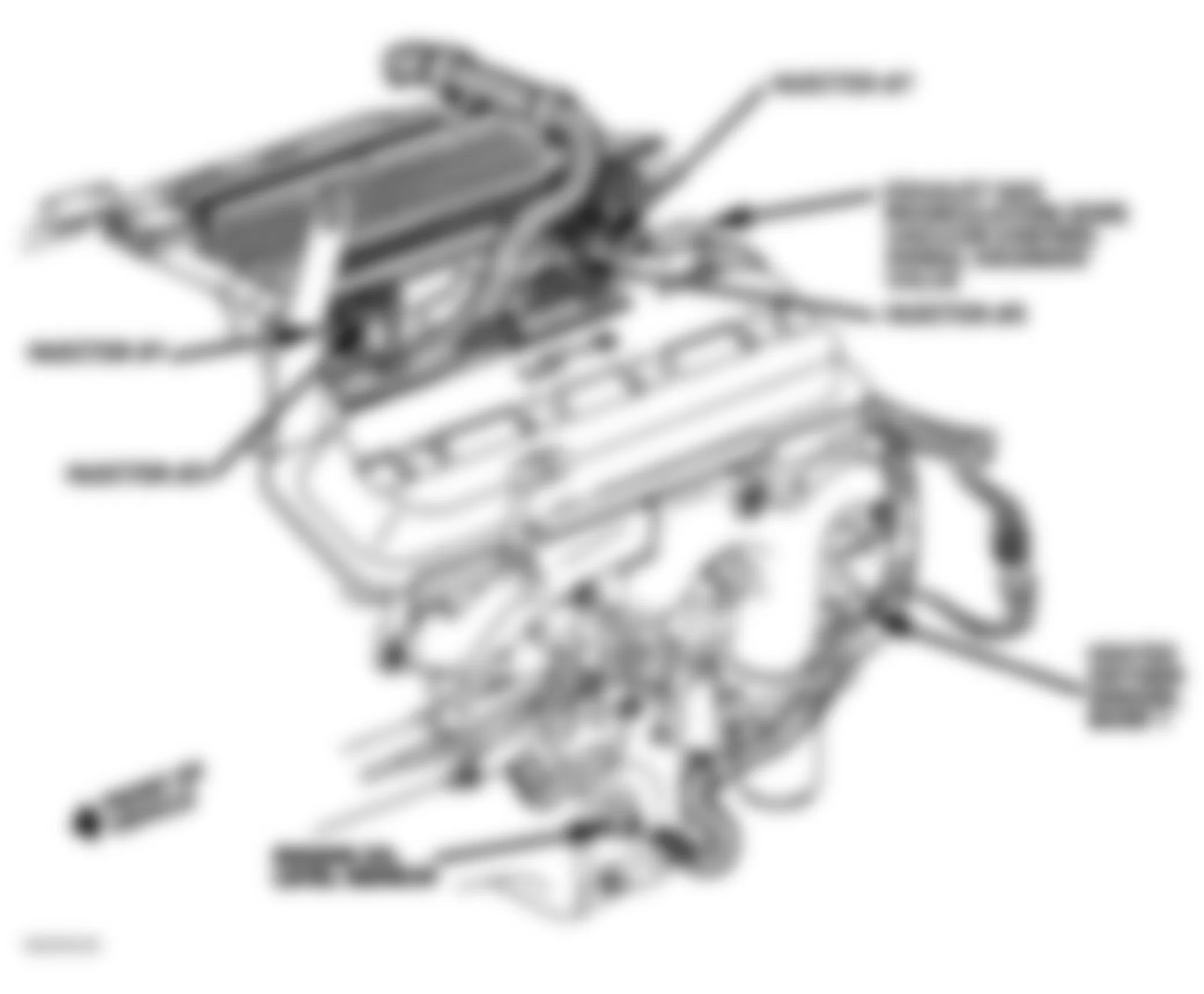Chevrolet Camaro RS 1997 - Component Locations -  Left Side Of Engine (5.7L VIN P)
