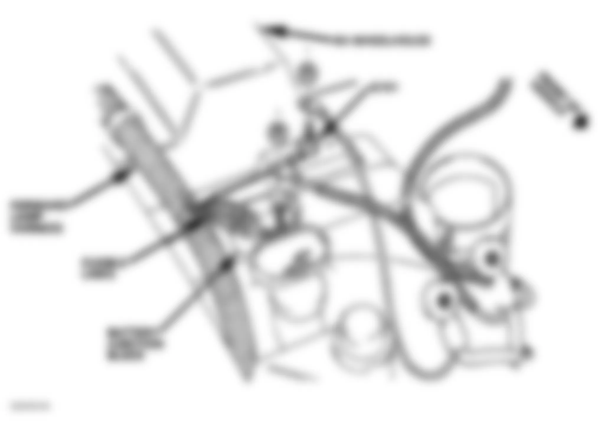 Chevrolet Camaro Z28 1997 - Component Locations -  Locating Battery Junction Block, Fusible Links & G101 Ground