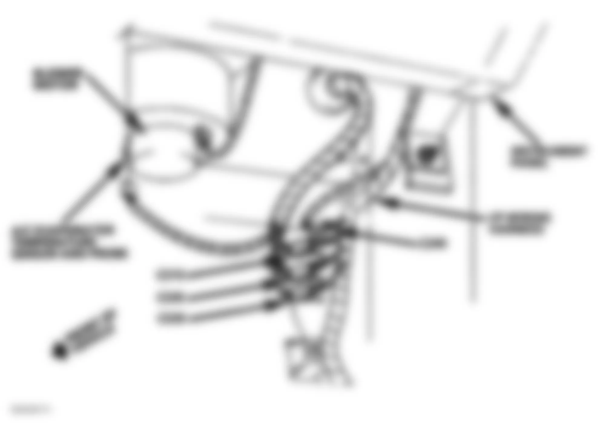 Chevrolet Camaro Z28 1997 - Component Locations -  Behind Lower Right Side Of Instrument Panel