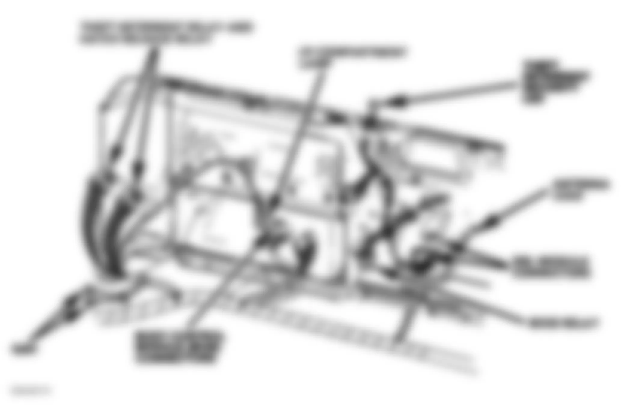 Chevrolet Camaro Z28 1997 - Component Locations -  Behind Right Side Of Instrument Panel