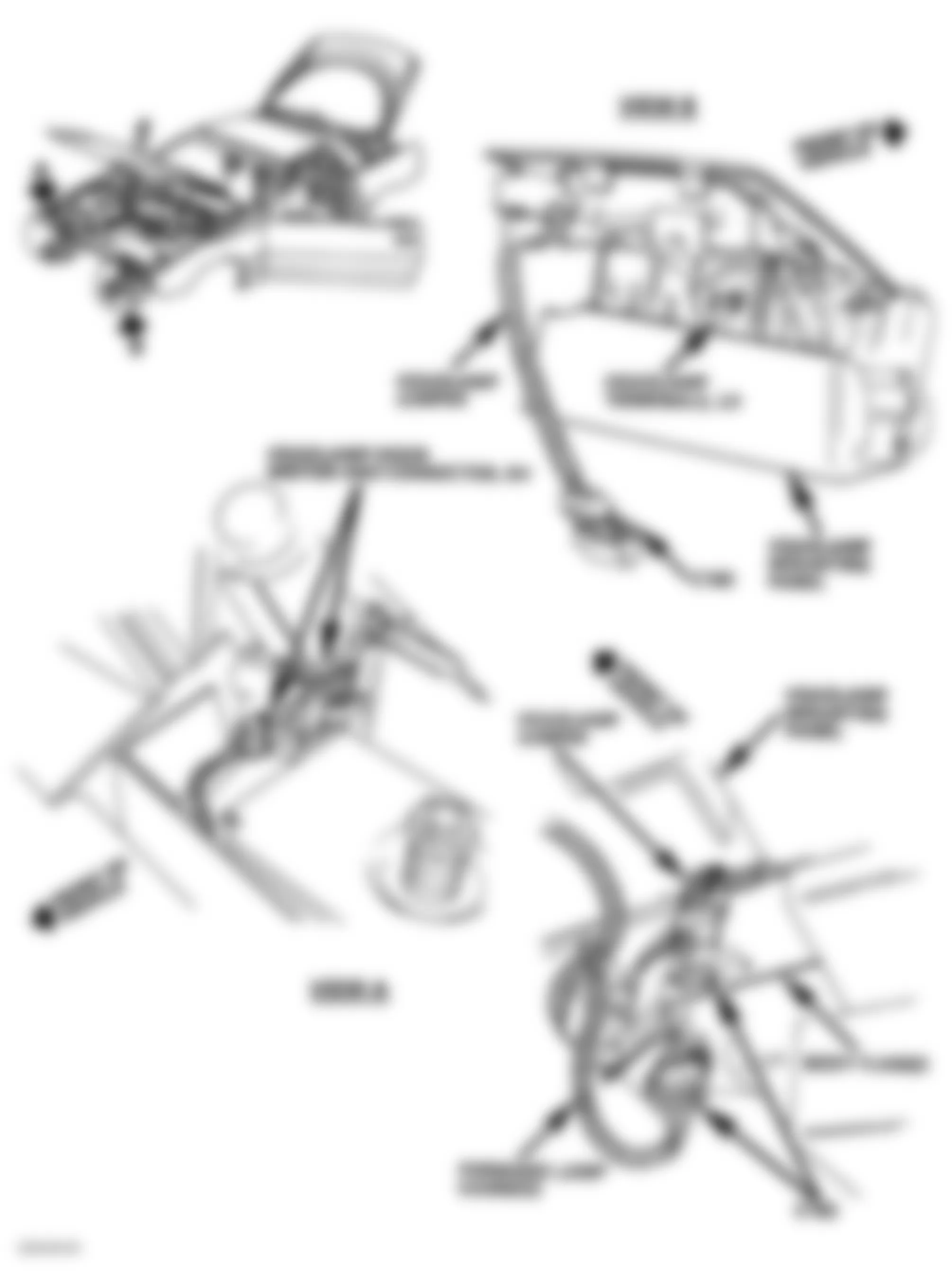 Chevrolet Camaro Z28 1997 - Component Locations -  Headlamp Area (Firebird)