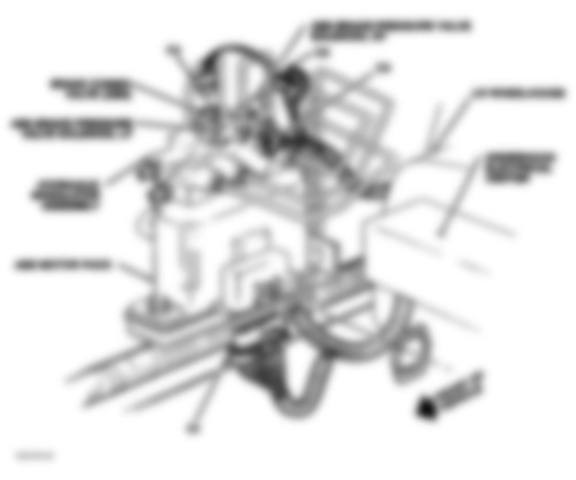 Chevrolet Camaro Z28 1997 - Component Locations -  Front Left Side Of Engine Compartment