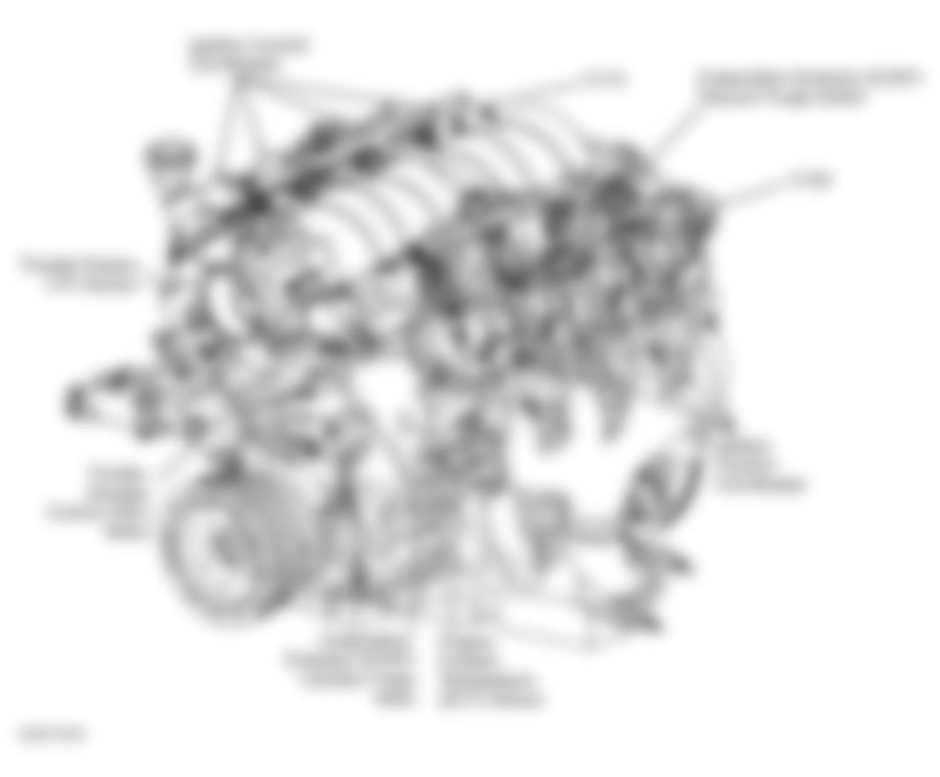 Chevrolet Corvette 1998 - Component Locations -  Left Side Of Engine