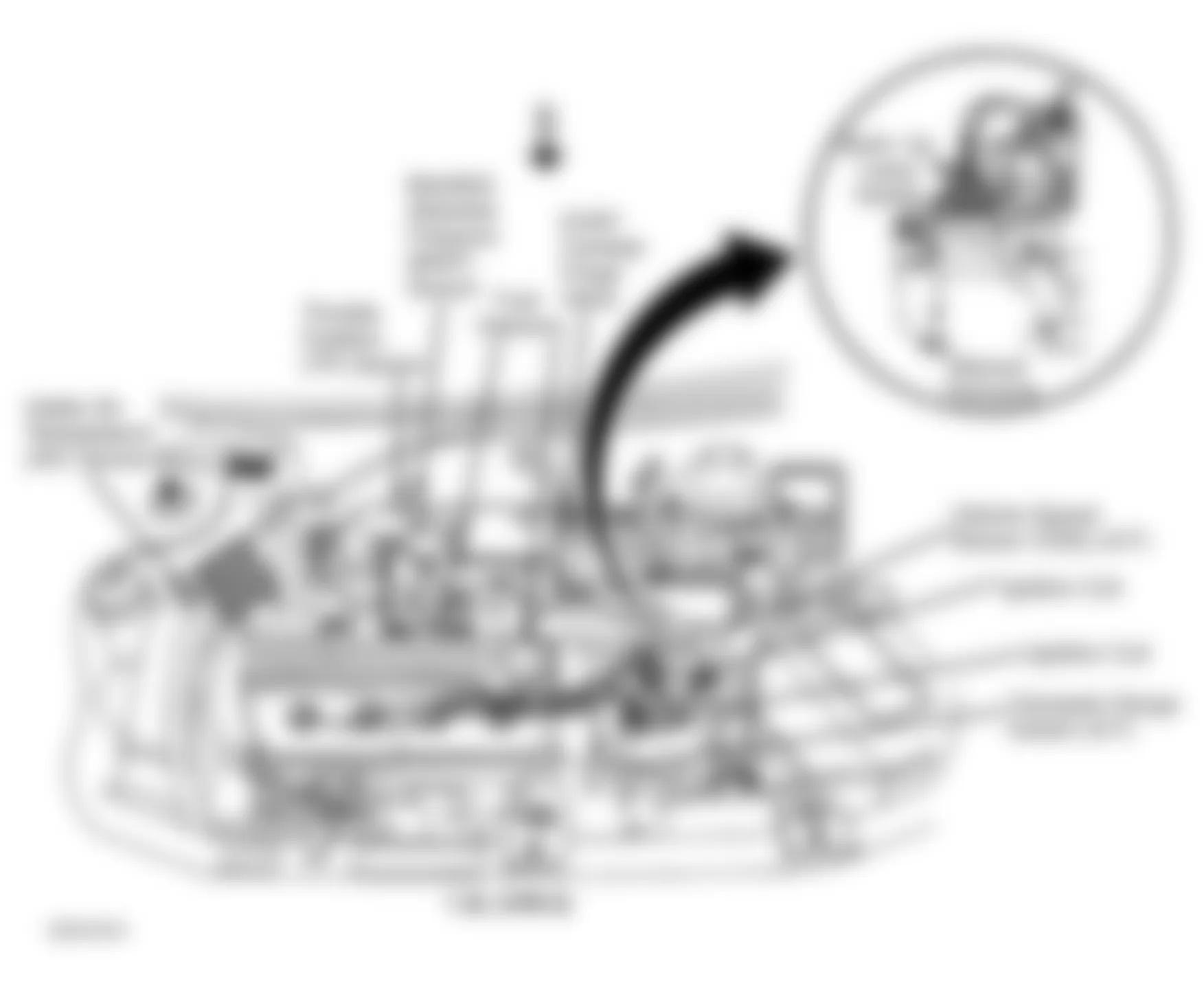 Chevrolet Metro 1998 - Component Locations - Engine Compartment (1.3L VIN 2)