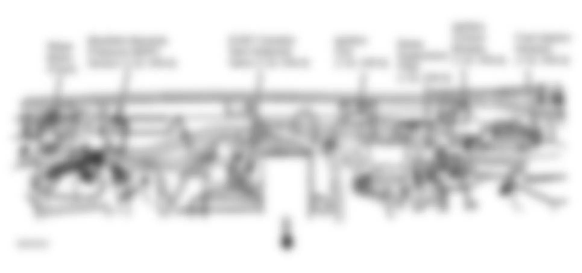 Chevrolet Metro 1998 - Component Locations - Rear Of Engine Compartment