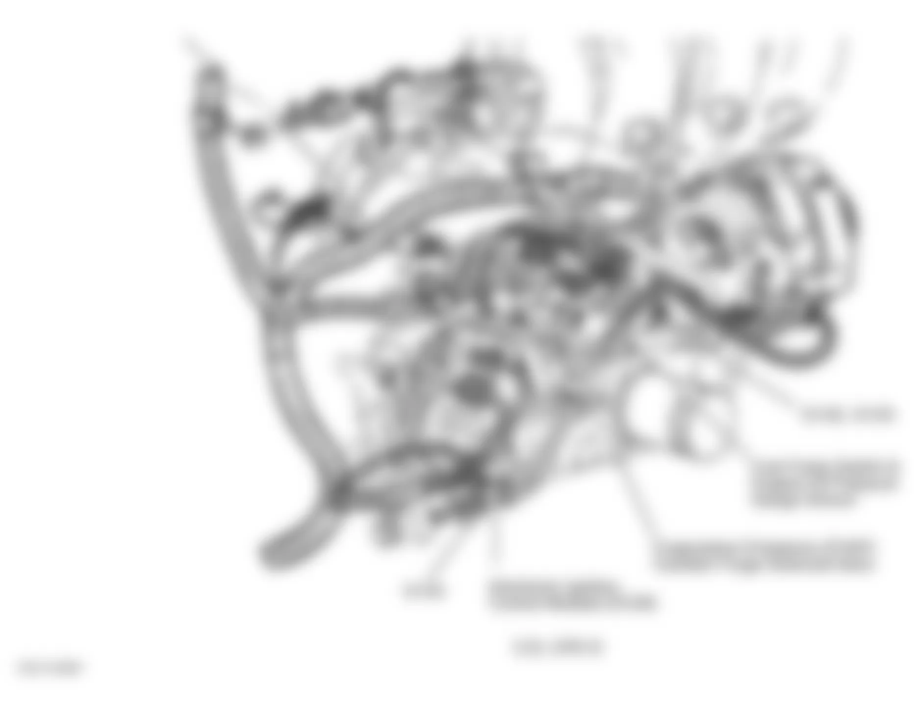Chevrolet S10 Pickup 1998 - Component Locations -  Right Side Of Engine (2.2L VIN 4)