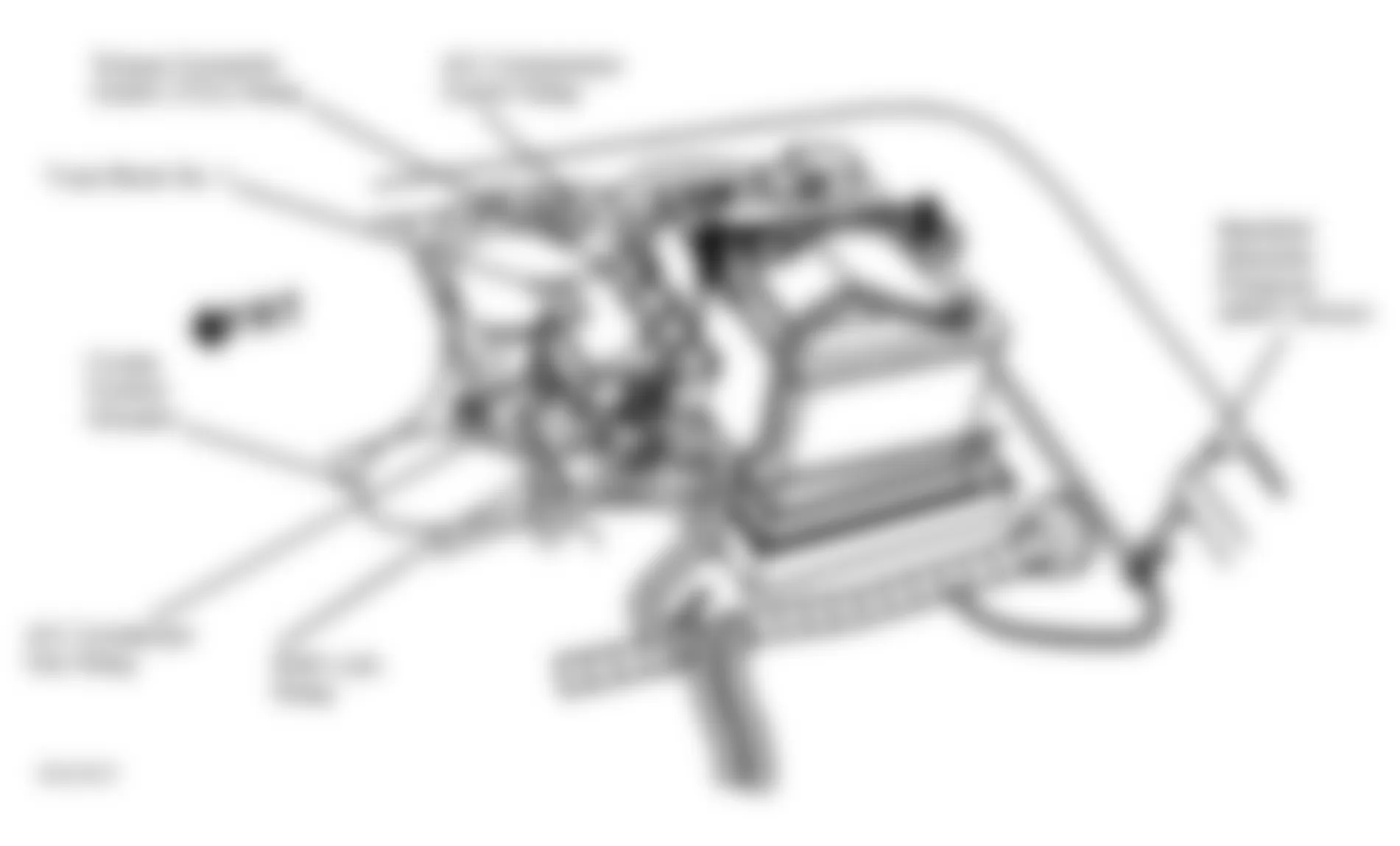 Chevrolet Tracker 1998 - Component Locations -  Left Side Of Engine Compartment