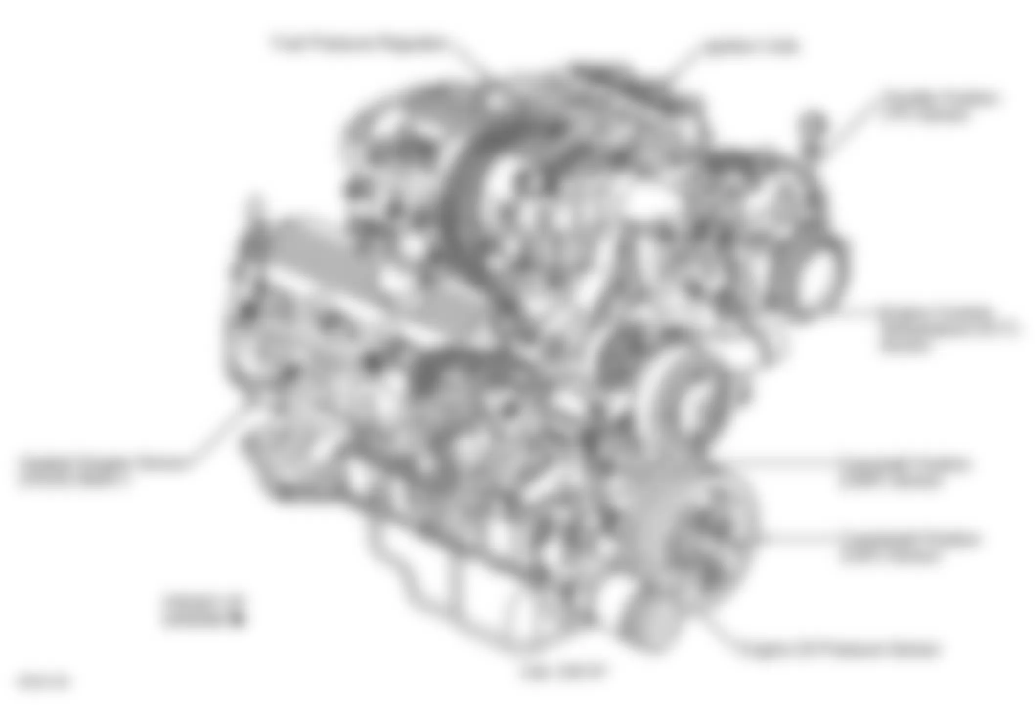 Chevrolet Camaro 1999 - Component Locations -  Right Front Of Engine (3.8L VIN K)