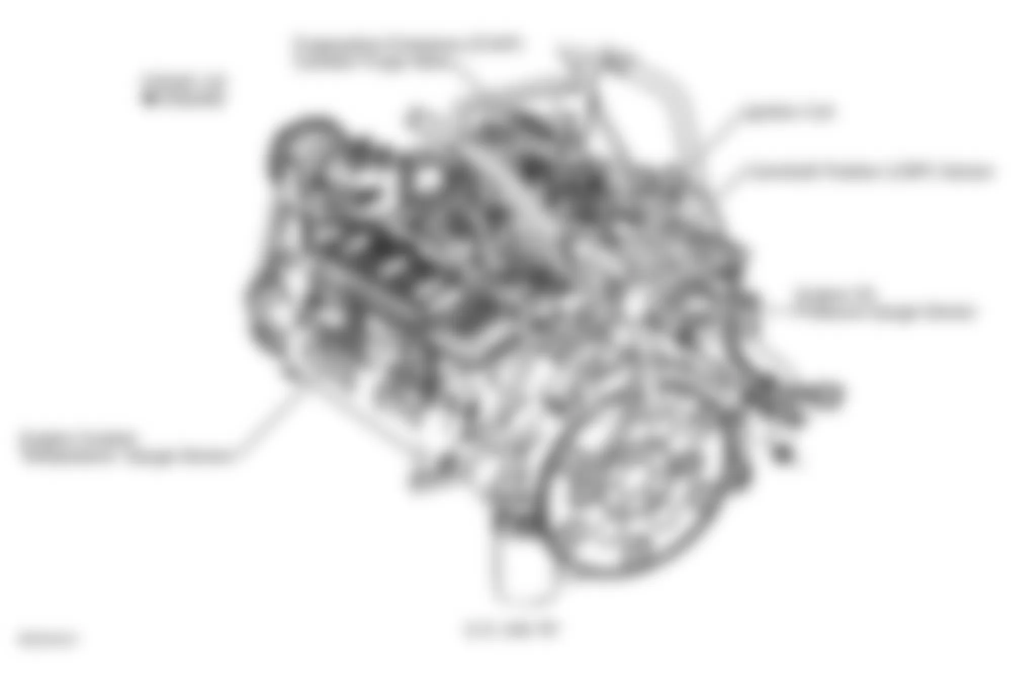 Chevrolet Forward Control P12 1999 - Component Locations -  Left Rear Of Engine (5.7L VIN R)