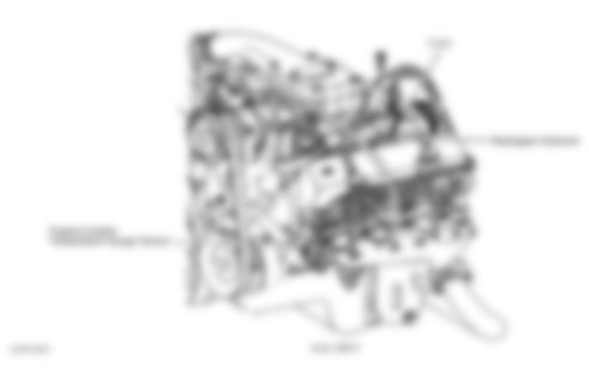 Chevrolet Forward Control P12 1999 - Component Locations -  Left Side Of Engine (6.5L VIN F)