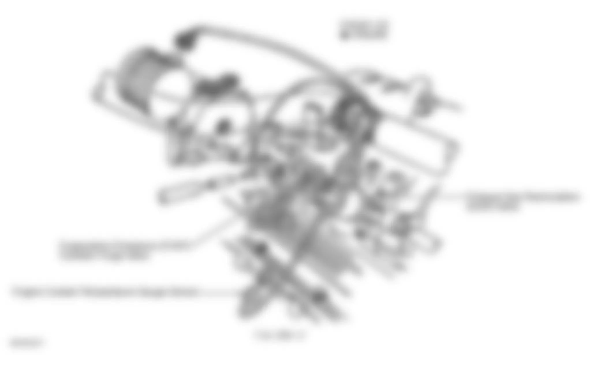 Chevrolet Forward Control P12 1999 - Component Locations -  Left Top Of Engine (7.4L VIN J)