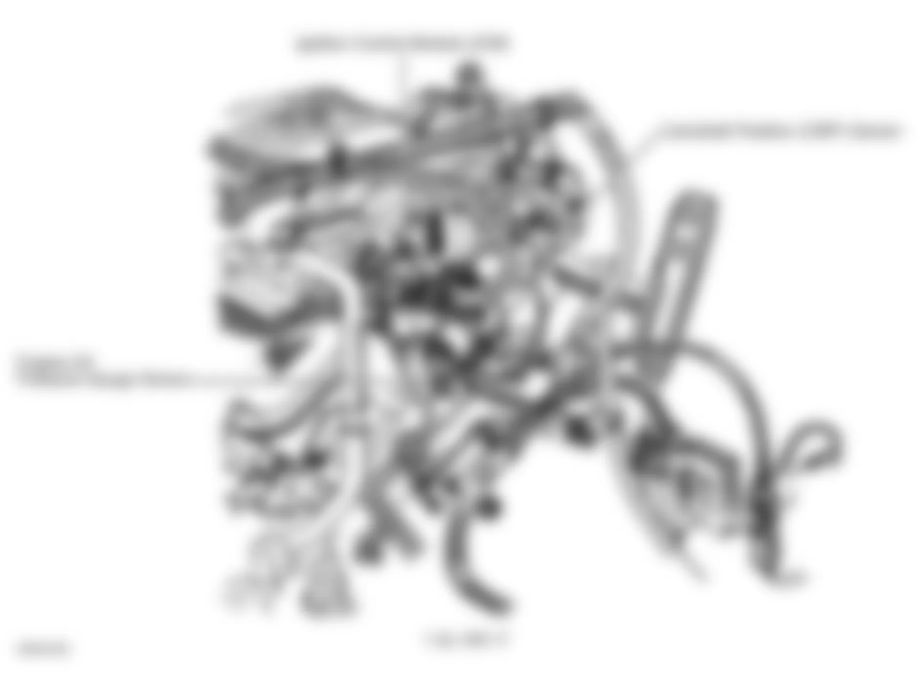 Chevrolet Forward Control P12 1999 - Component Locations -  Left Rear Of Engine (7.4L VIN J)