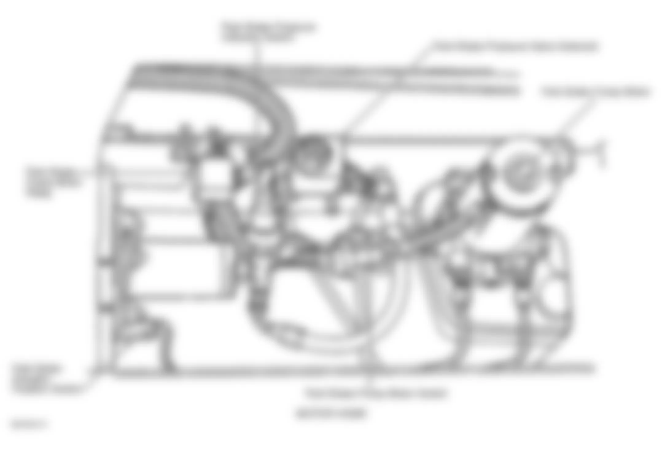 Chevrolet Forward Control P12 1999 - Component Locations -  Behind Transmission (Motor Home)