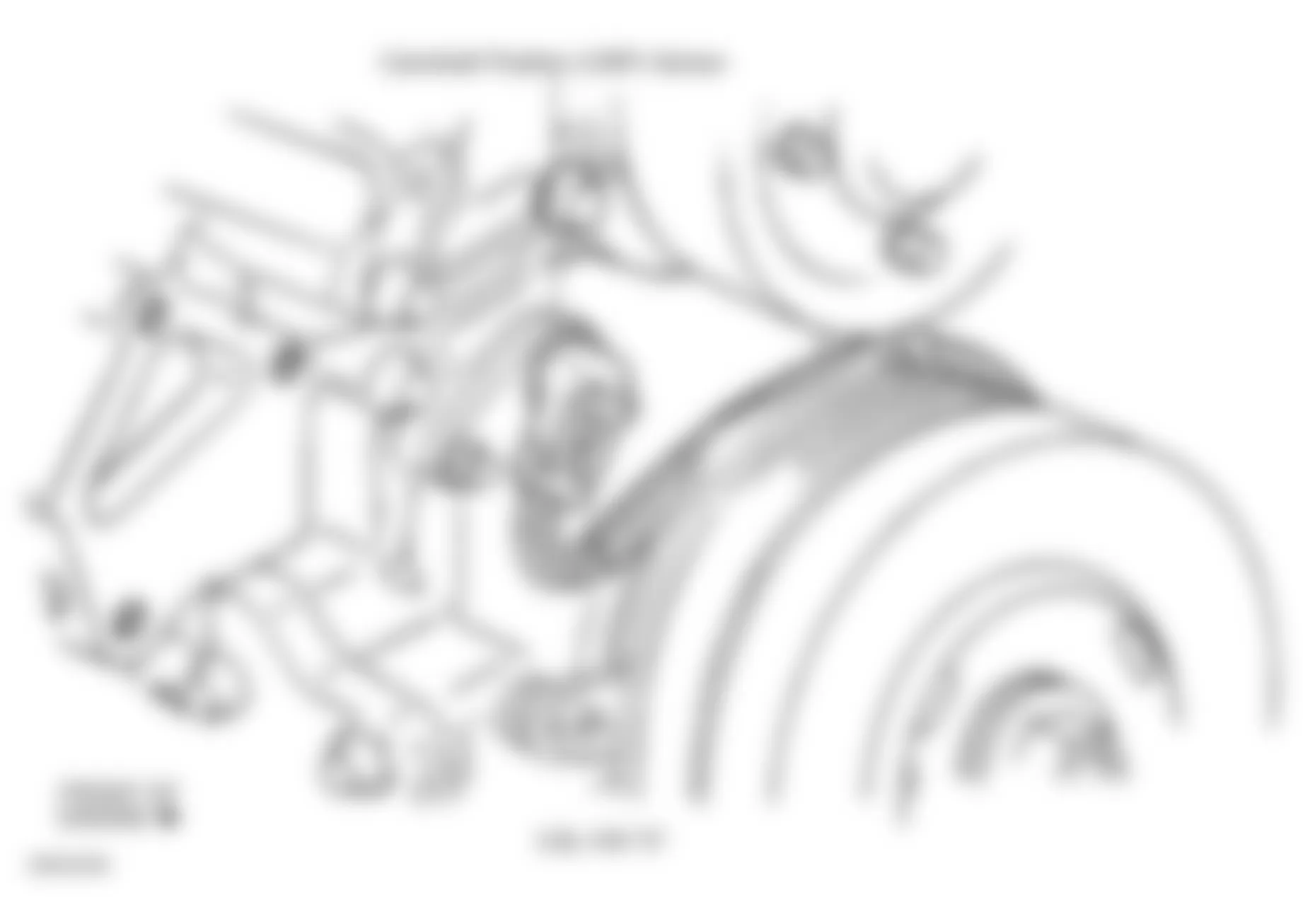 Chevrolet Lumina LTZ 1999 - Component Locations -  Bottom Front Of Engine (3.8L VIN K)