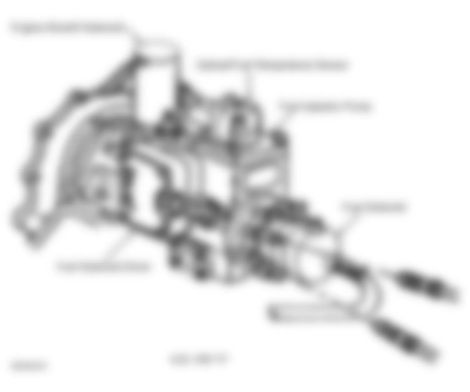 Chevrolet RV Cutaway G3500 1999 - Component Locations -  Left Rear Of Engine Compartment (6.5L VIN F)