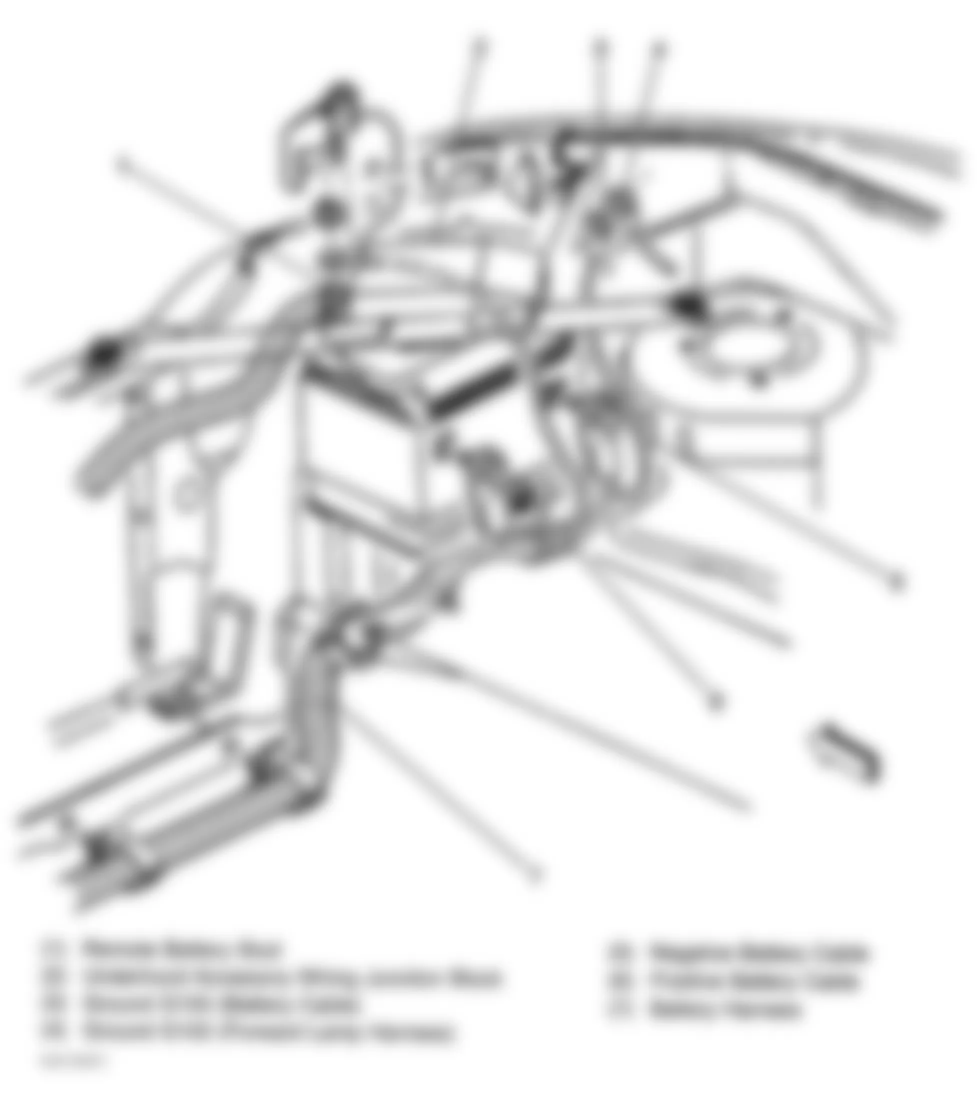 Chevrolet Venture 1999 - Component Locations -  Locating Underhood Junction Block