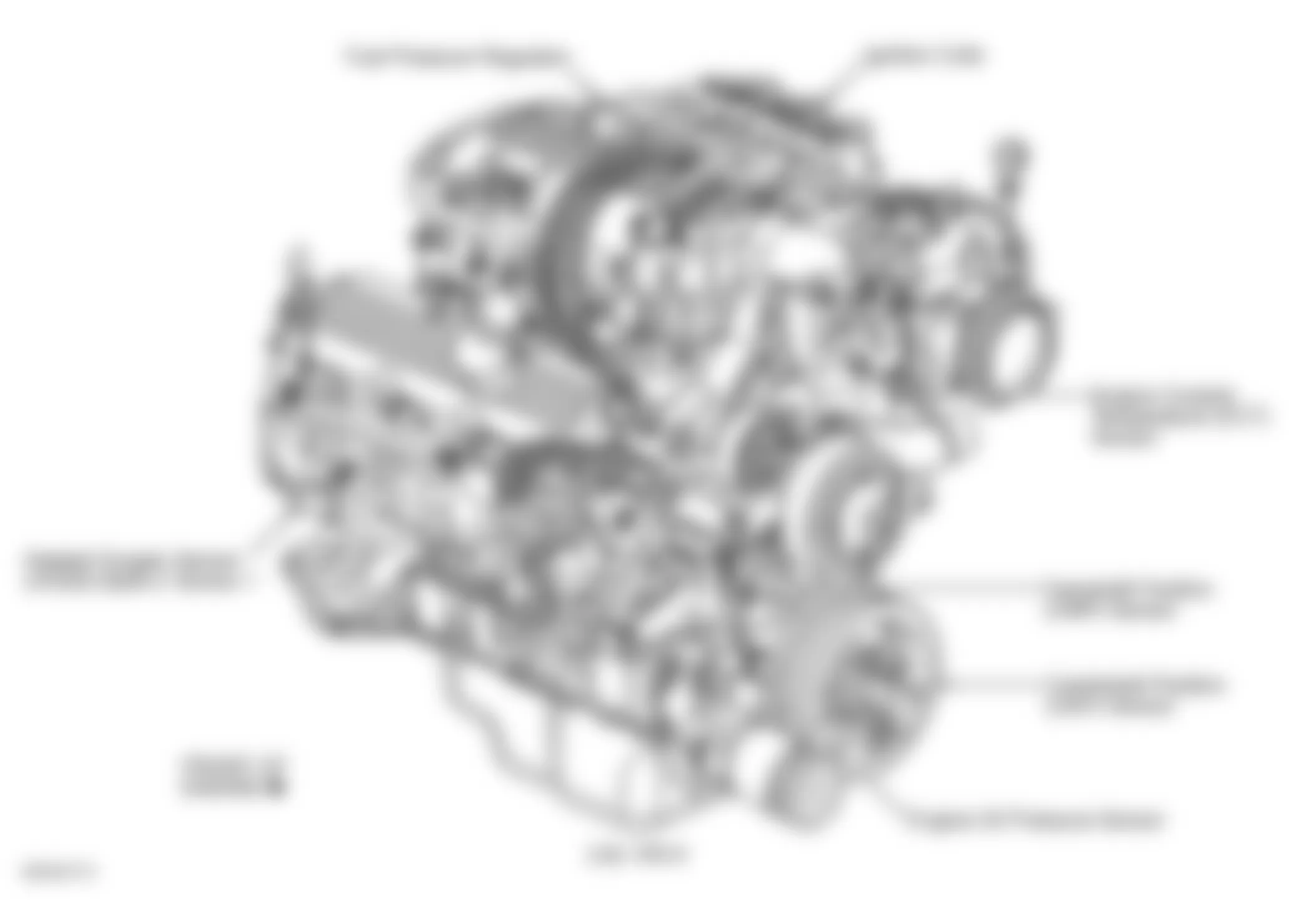 Chevrolet Camaro 2000 - Component Locations -  Right Front Of Engine (3.8L VIN K)