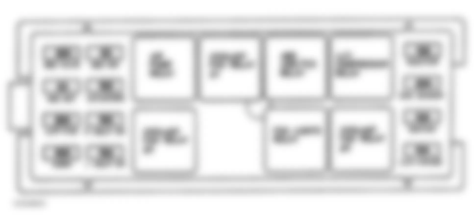 Chevrolet Camaro SS 2000 - Component Locations -  Identifying Underhood Electrical Center