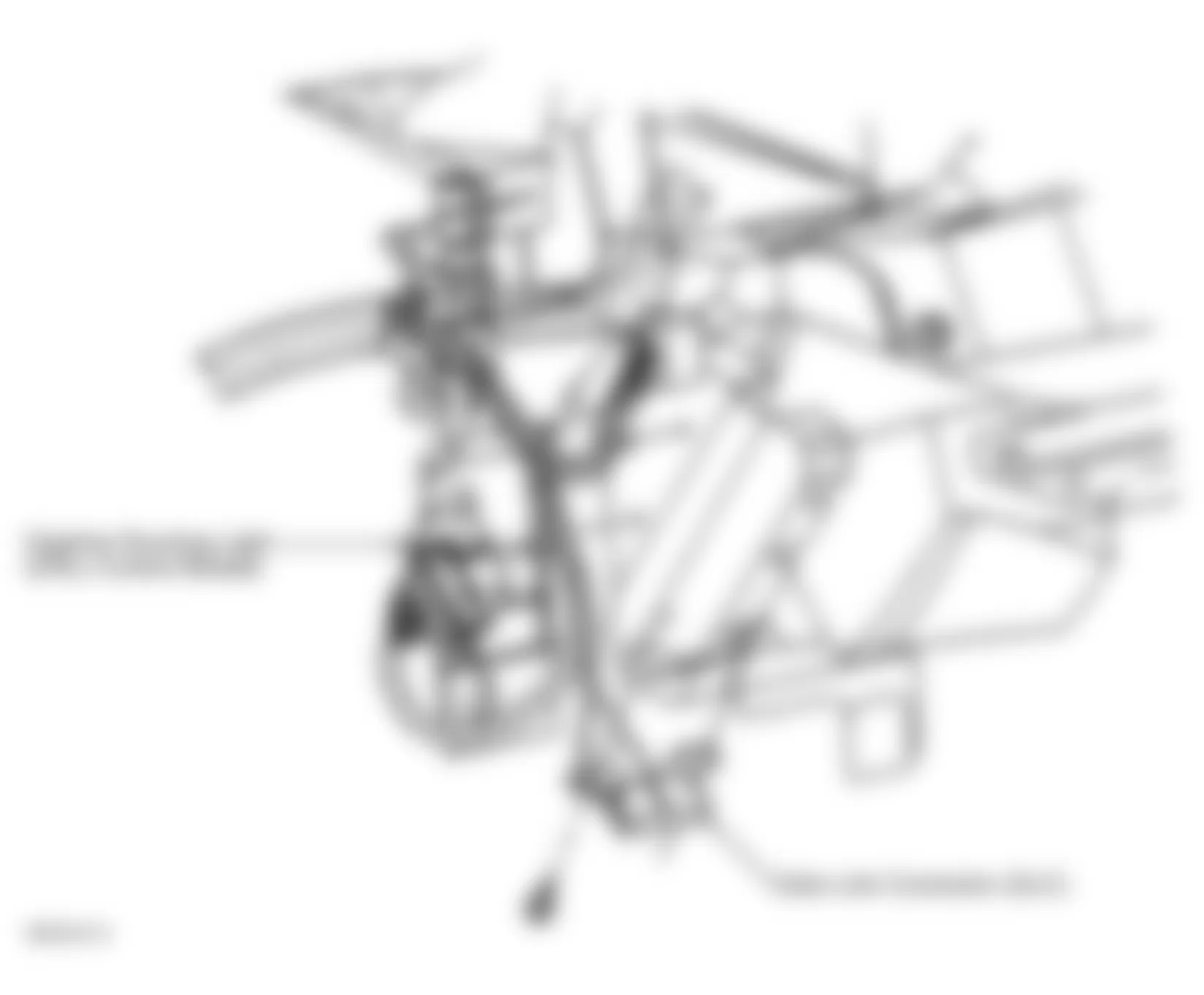 Chevrolet Chevy Express G1500 2000 - Component Locations - Left Side Of Dash