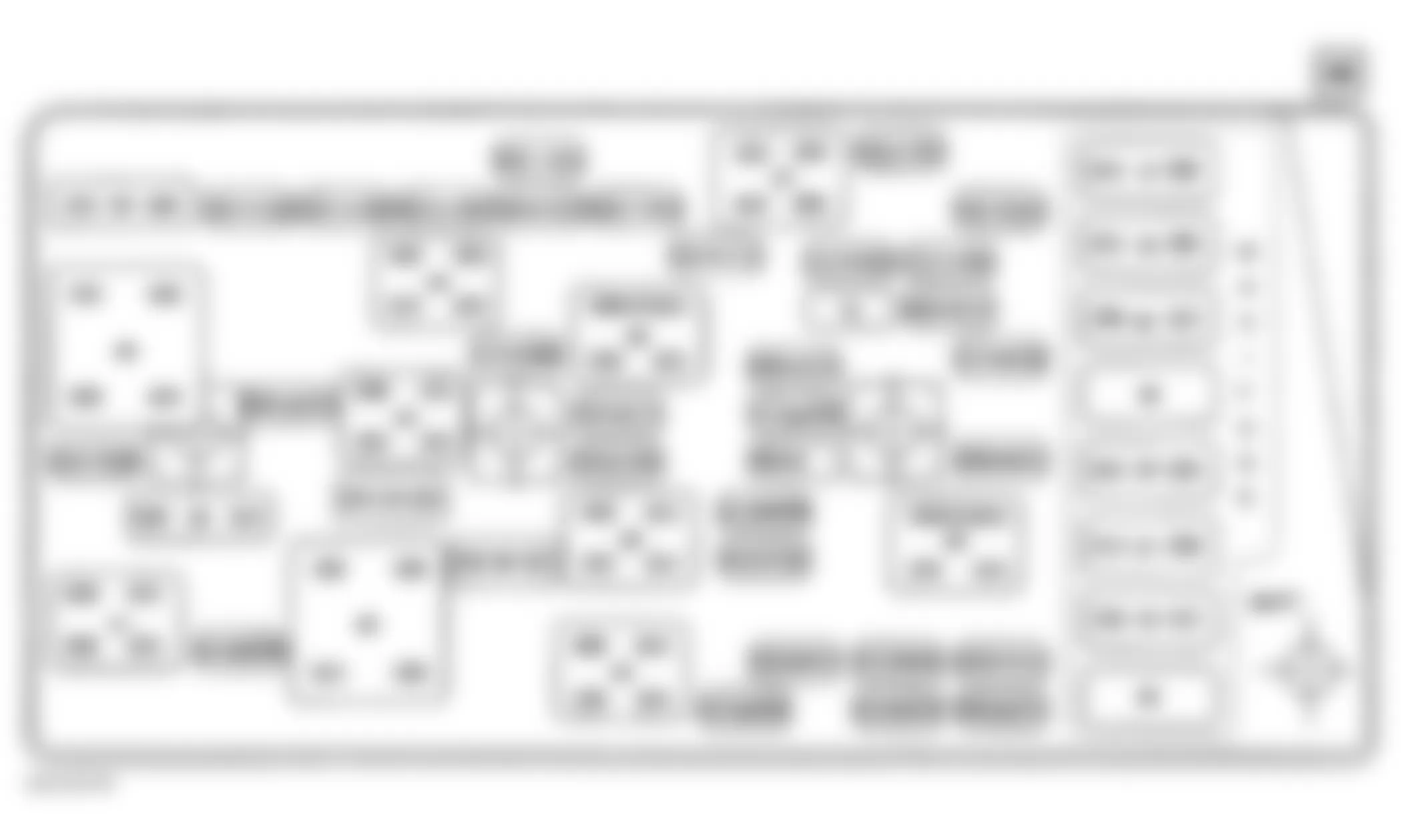 Chevrolet Corvette 2000 - Component Locations -  Identifying Instrument Panel Electrical Center Components