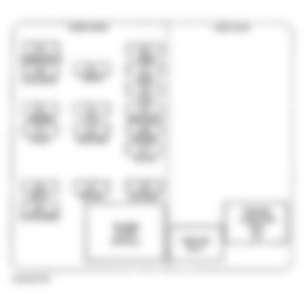 Chevrolet Impala 2000 - Component Locations -  Identifying Left Instrument Panel Fuse Block Components