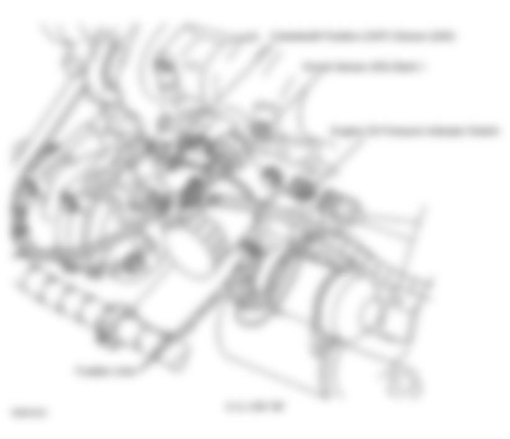 Chevrolet Lumina 2000 - Component Locations -  Left Side Of Engine (3.1L VIN M)