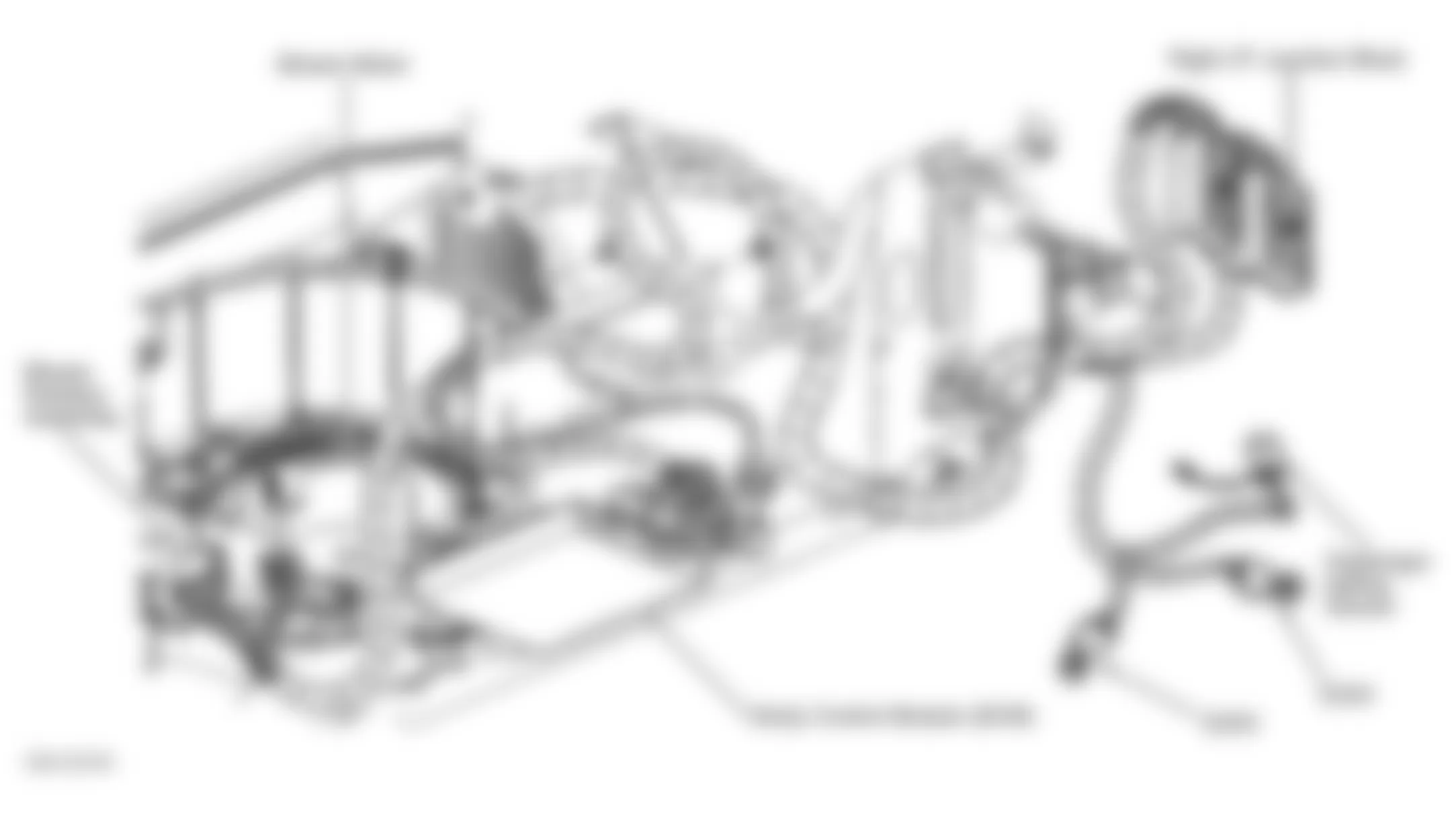 Chevrolet Malibu 2000 - Component Locations -  Right Side Of Dash