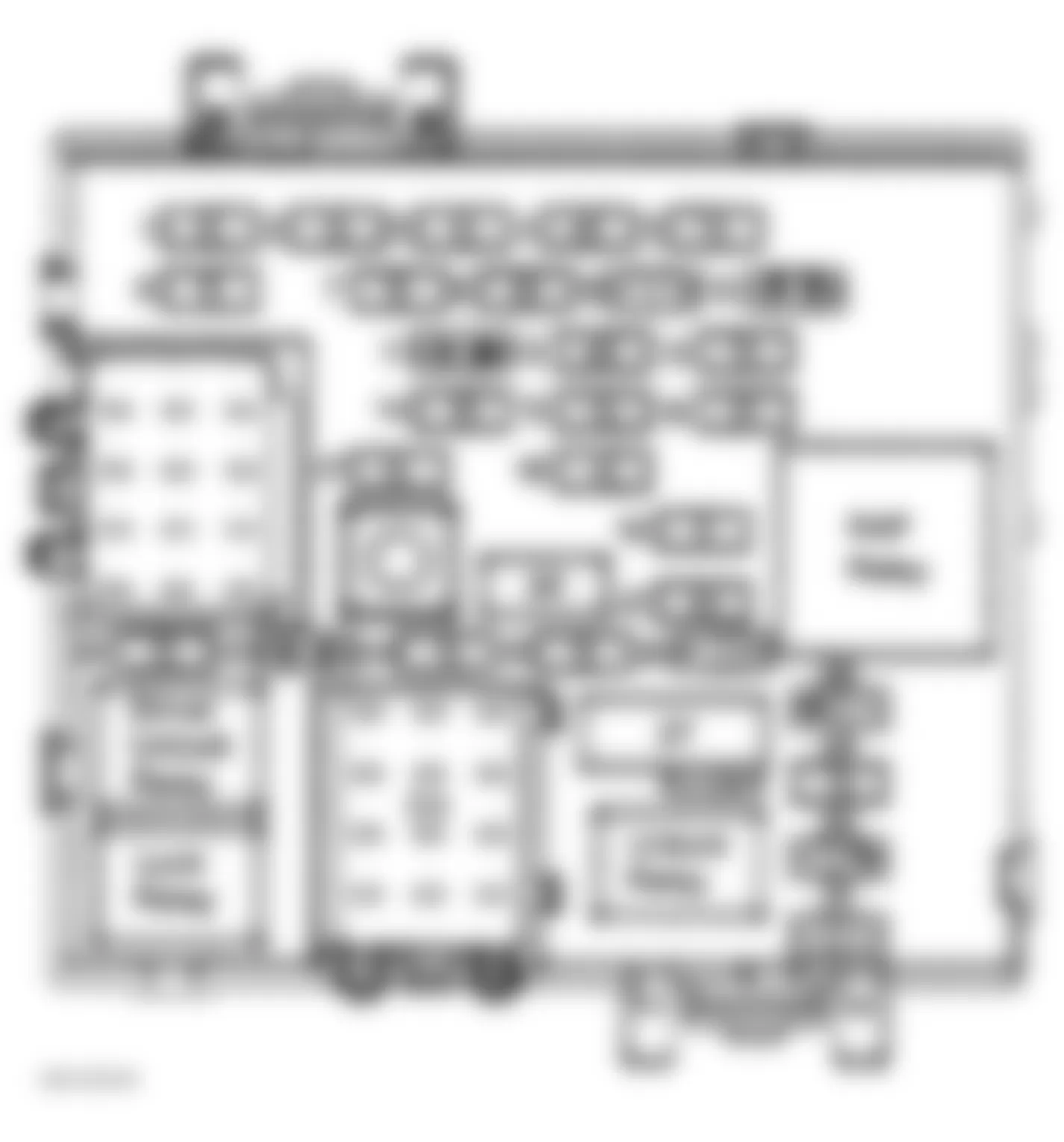 Chevrolet Silverado 1500 2000 - Component Locations -  Identifying Instrument Panel Fuse Block Components