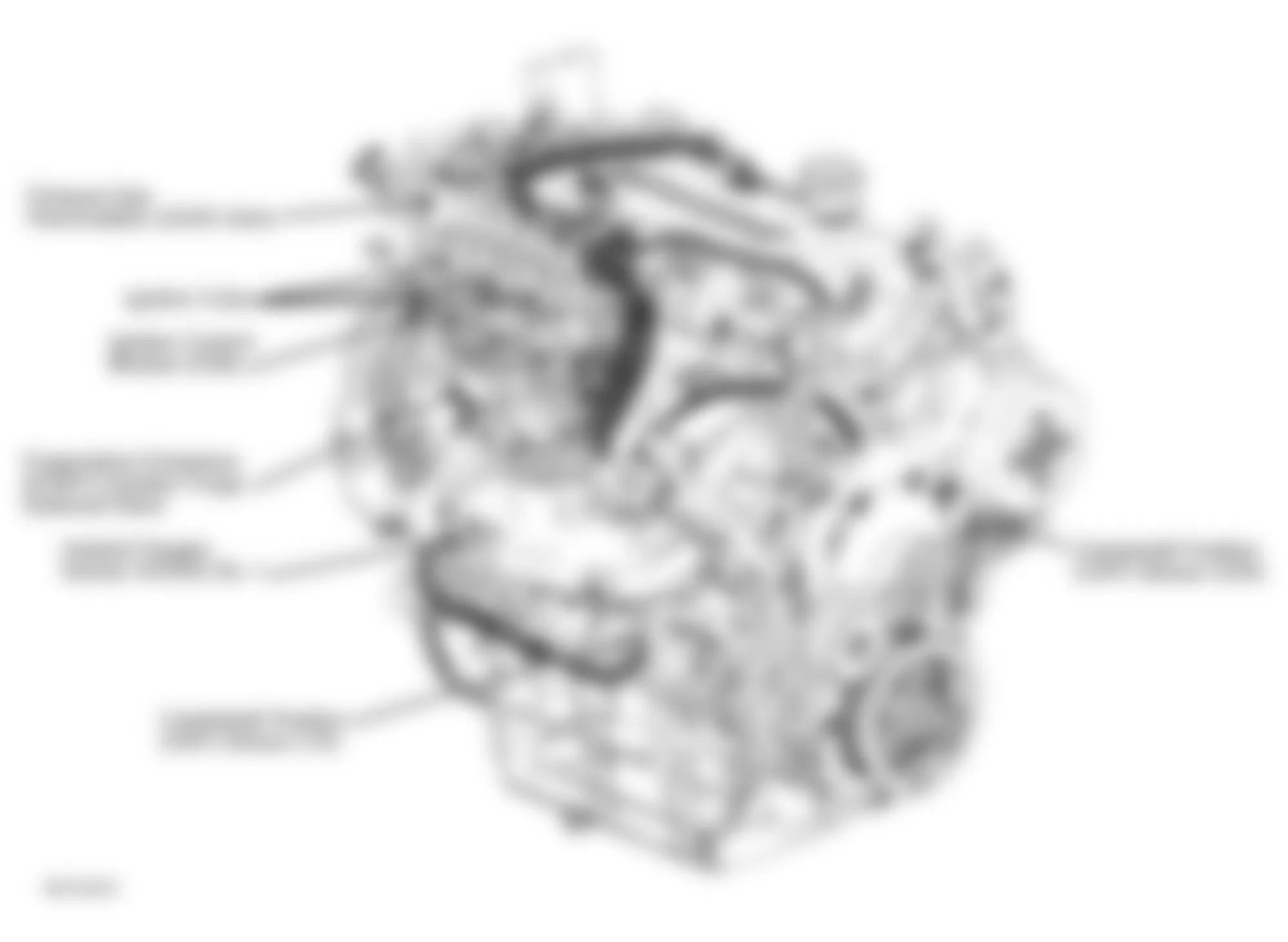 Chevrolet Venture 2000 - Component Locations -  Right Front Of Engine