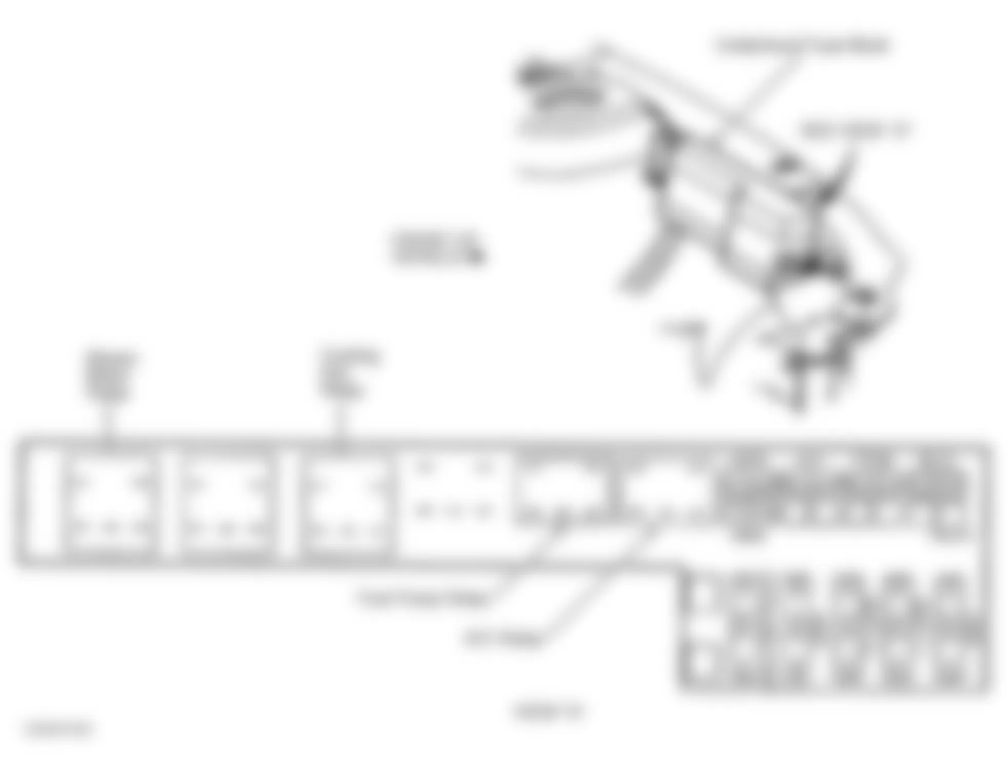 Chevrolet Cavalier Z24 2001 - Component Locations -  Left Front Of Engine Compartment