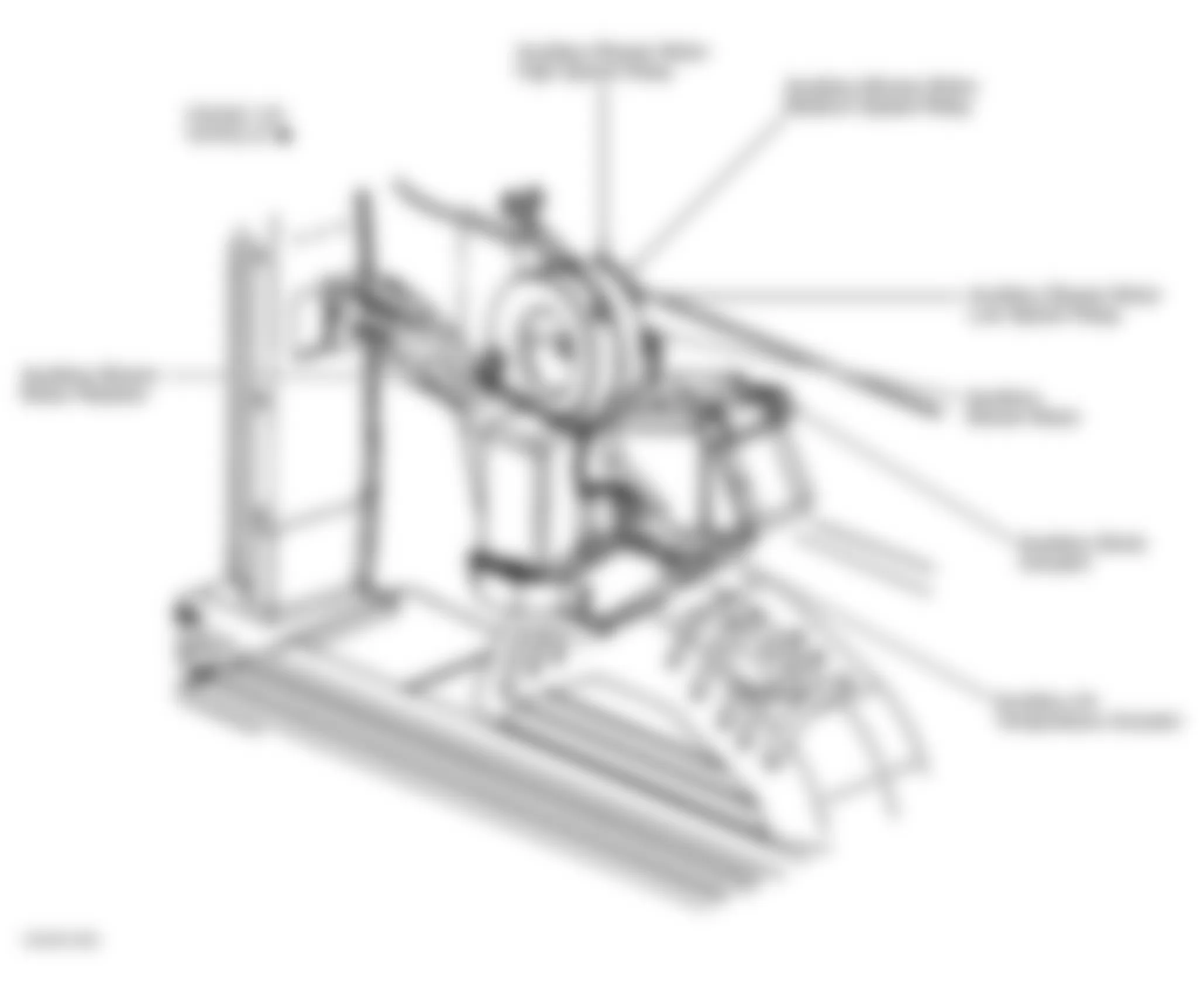 Chevrolet Cutaway G3500 2001 - Component Locations -  Left Rear Of Interior Cabin