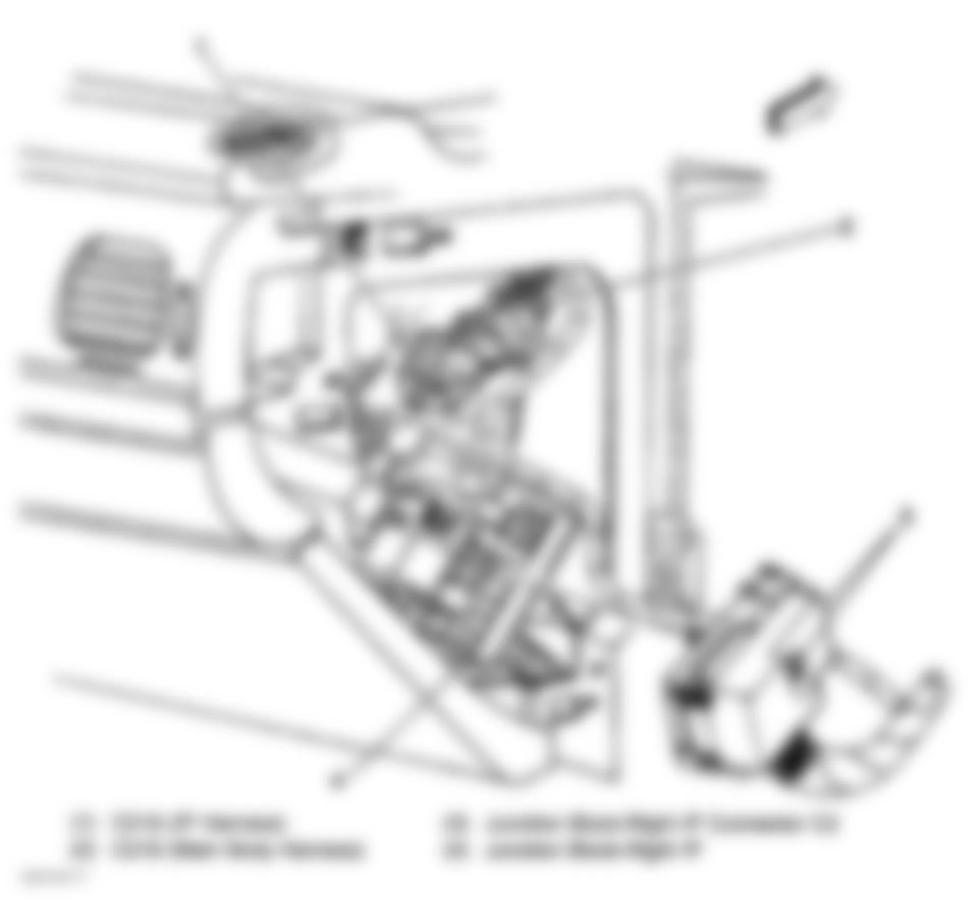 Chevrolet Impala 2001 - Component Locations -  Locating Right Instrument Panel Junction Block