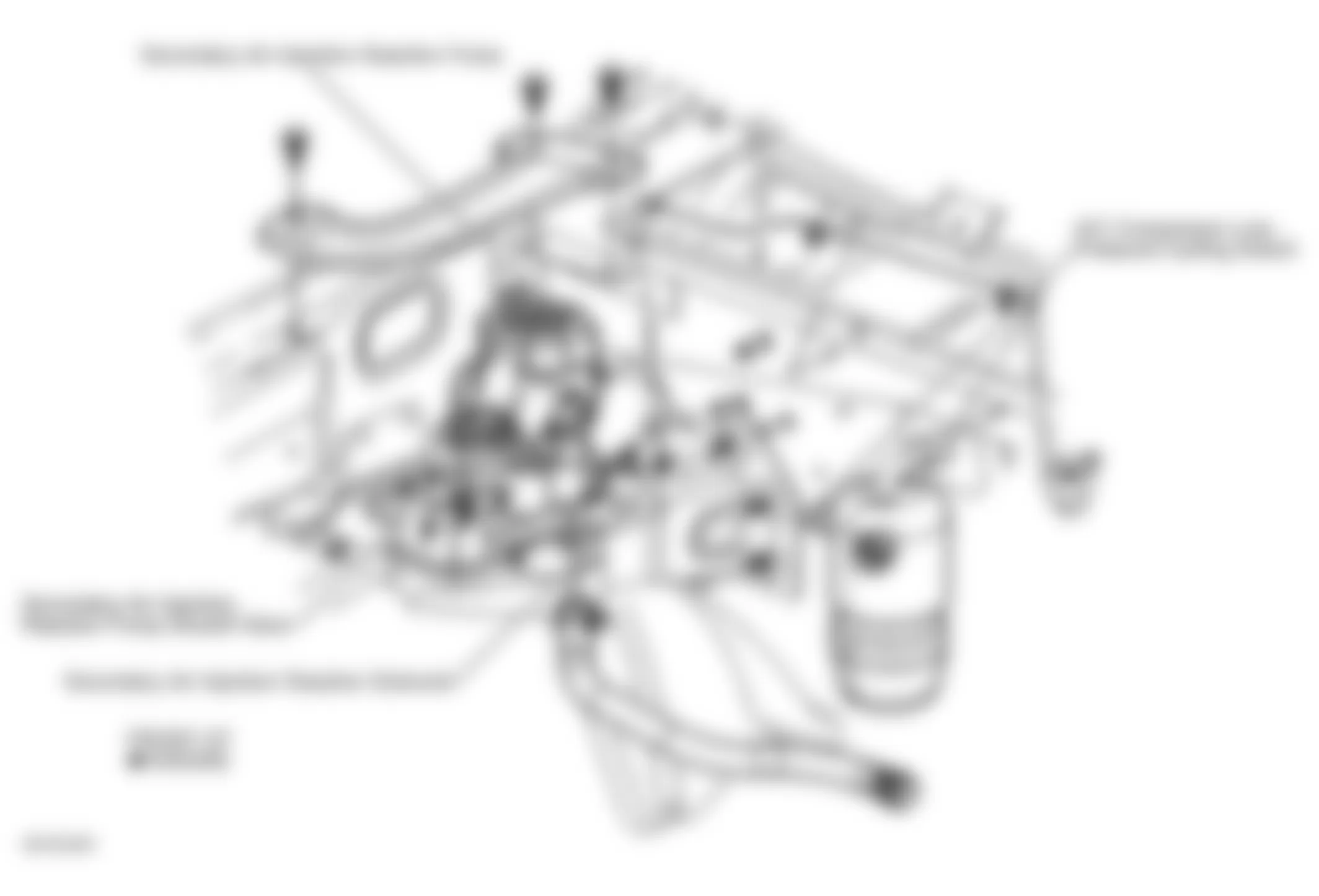 Chevrolet Silverado 1500 HD 2001 - Component Locations -  Right Rear Of Engine Compartment