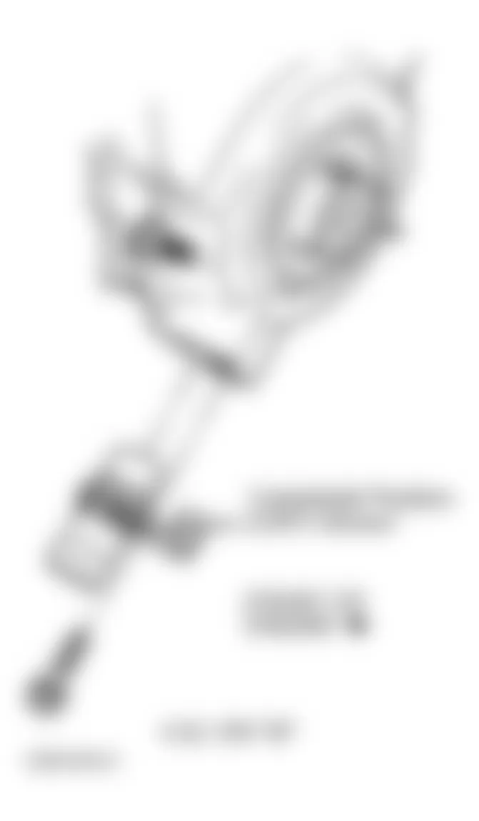 Chevrolet Suburban C2500 2001 - Component Locations -  Lower Front Of Engine (4.3L VIN W)