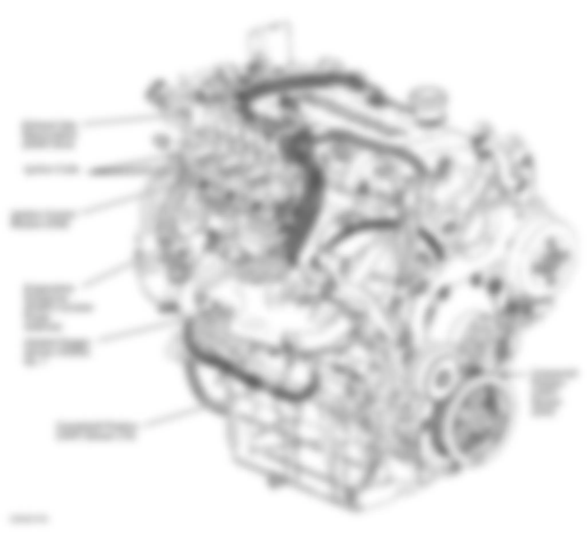 Chevrolet Venture 2001 - Component Locations -  Right Front Of Engine
