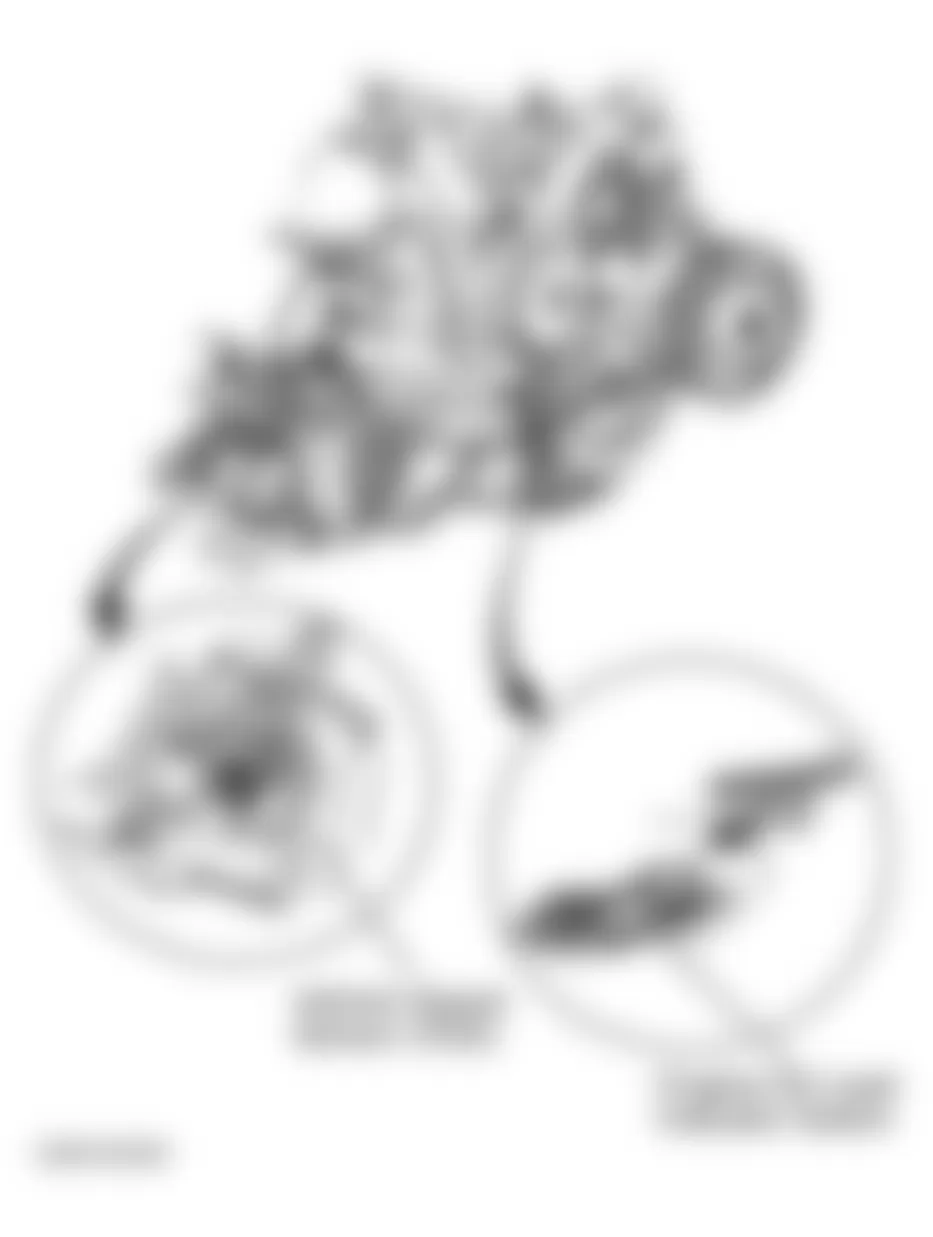 Chevrolet Venture 2001 - Component Locations -  Lower Right Front Of Engine