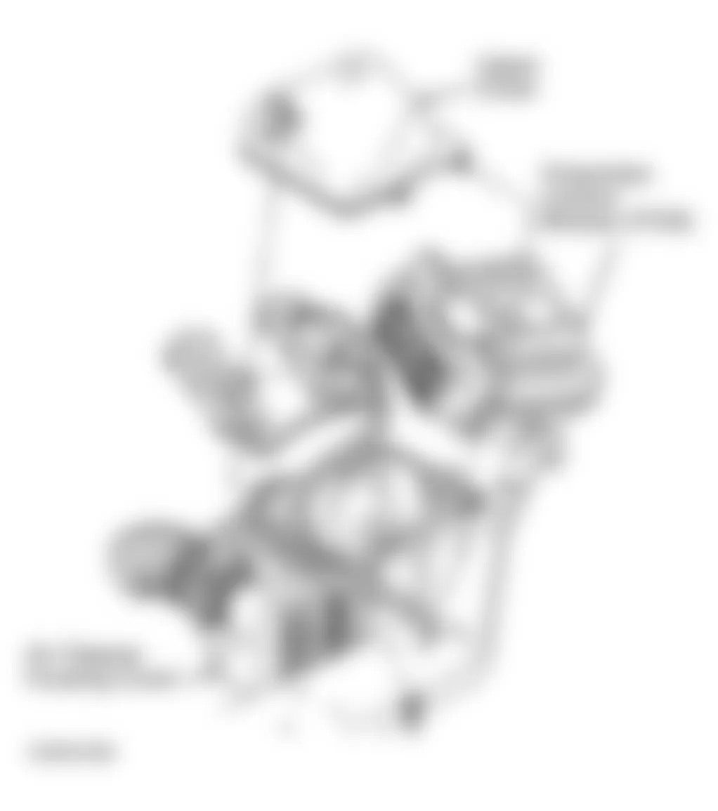 Chevrolet Venture 2001 - Component Locations -  Left Front Of Engine Compartment