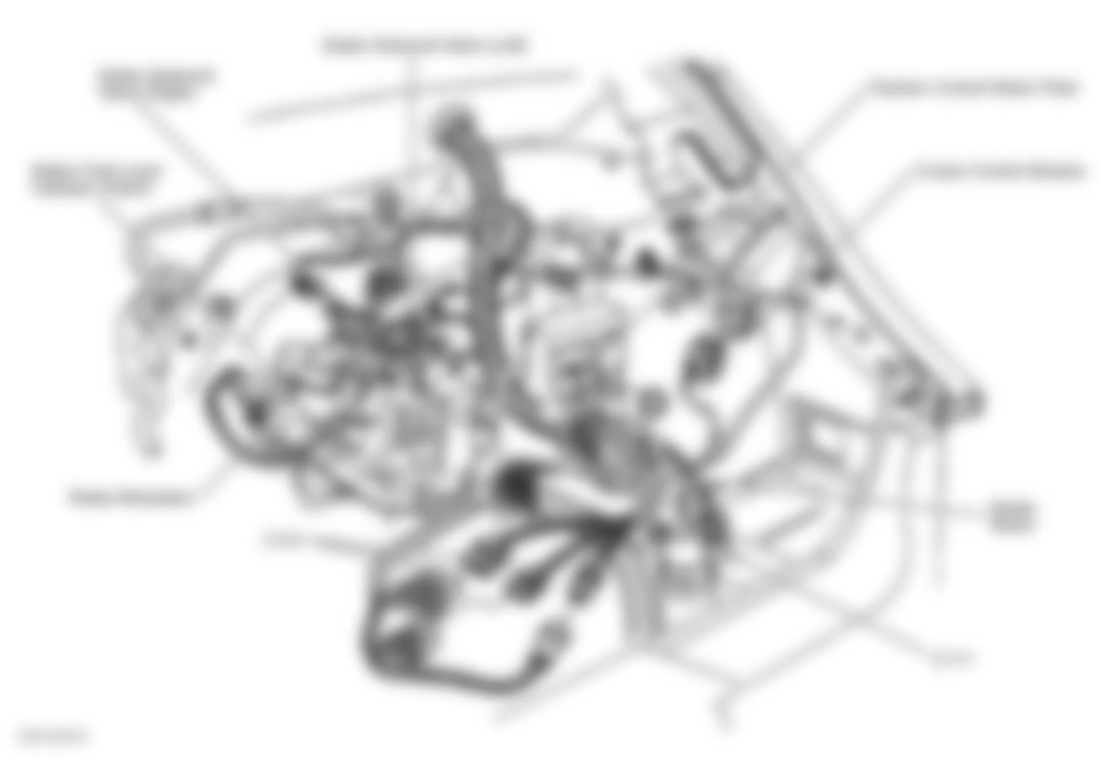 Chevrolet Venture LS 2001 - Component Locations -  Left Front Of Engine Compartment