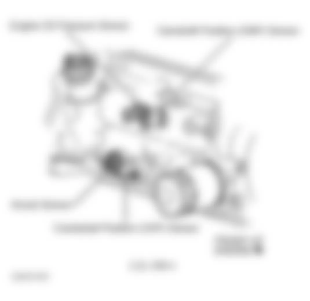 Chevrolet Cavalier LS Sport 2002 - Component Locations -  Right Side Of Engine (2.2L VIN 4)
